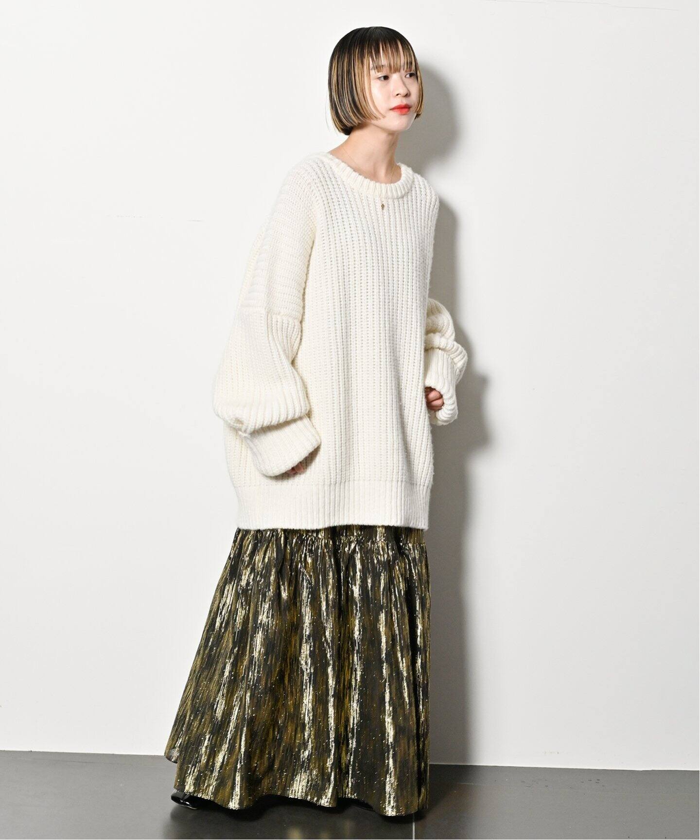 GOLD LAME DRESS：ワンピース（ワンピース）｜CITYSHOP（シティ  