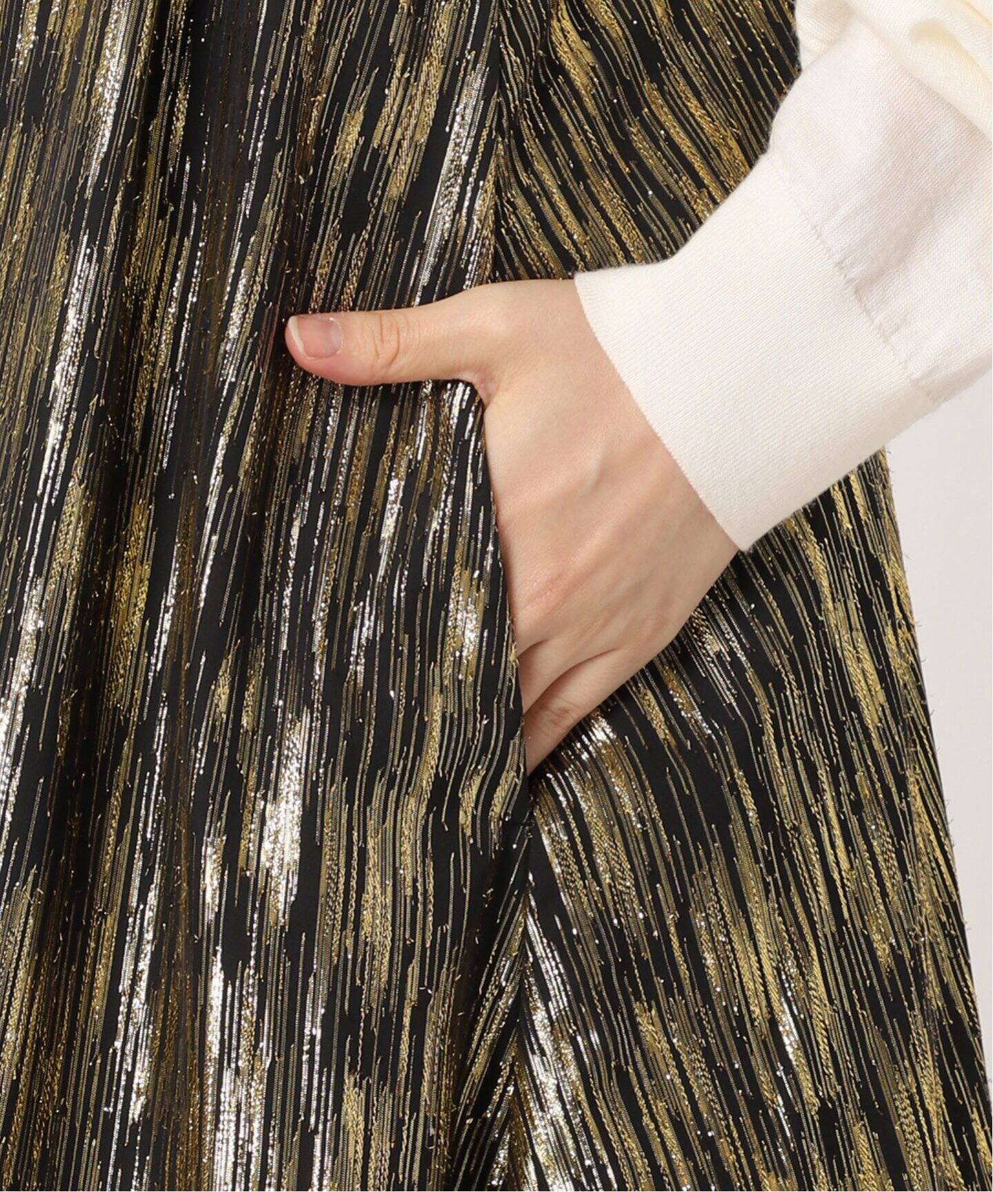 GOLD LAME DRESS：ワンピース（ワンピース）｜CITYSHOP（シティ 