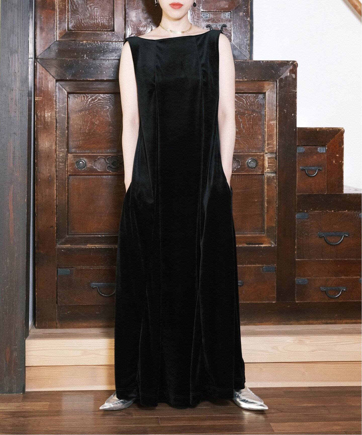 VELVET OPEN BACK DRESS：ワンピース（ワンピース）｜CITYSHOP（シティ  