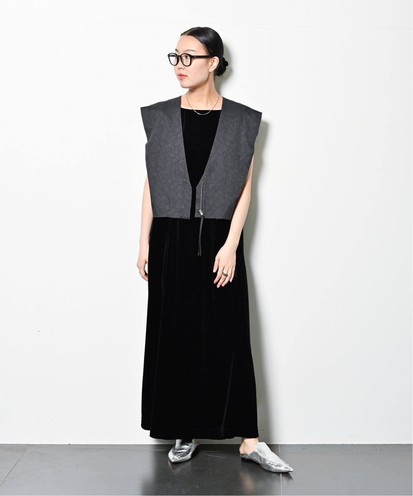 VELVET OPEN BACK DRESS：ワンピース（ワンピース）｜CITYSHOP（シティ 