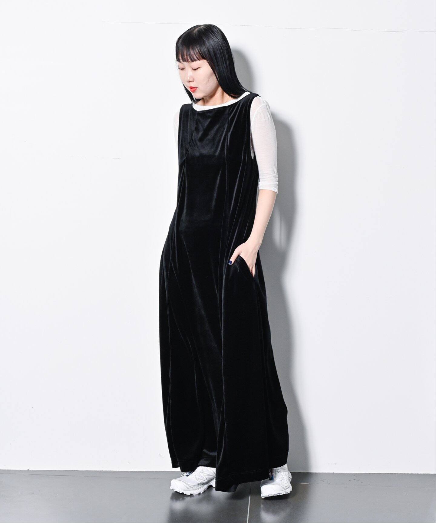 VELVET OPEN BACK DRESS：ワンピース（ワンピース）｜CITYSHOP（シティ  