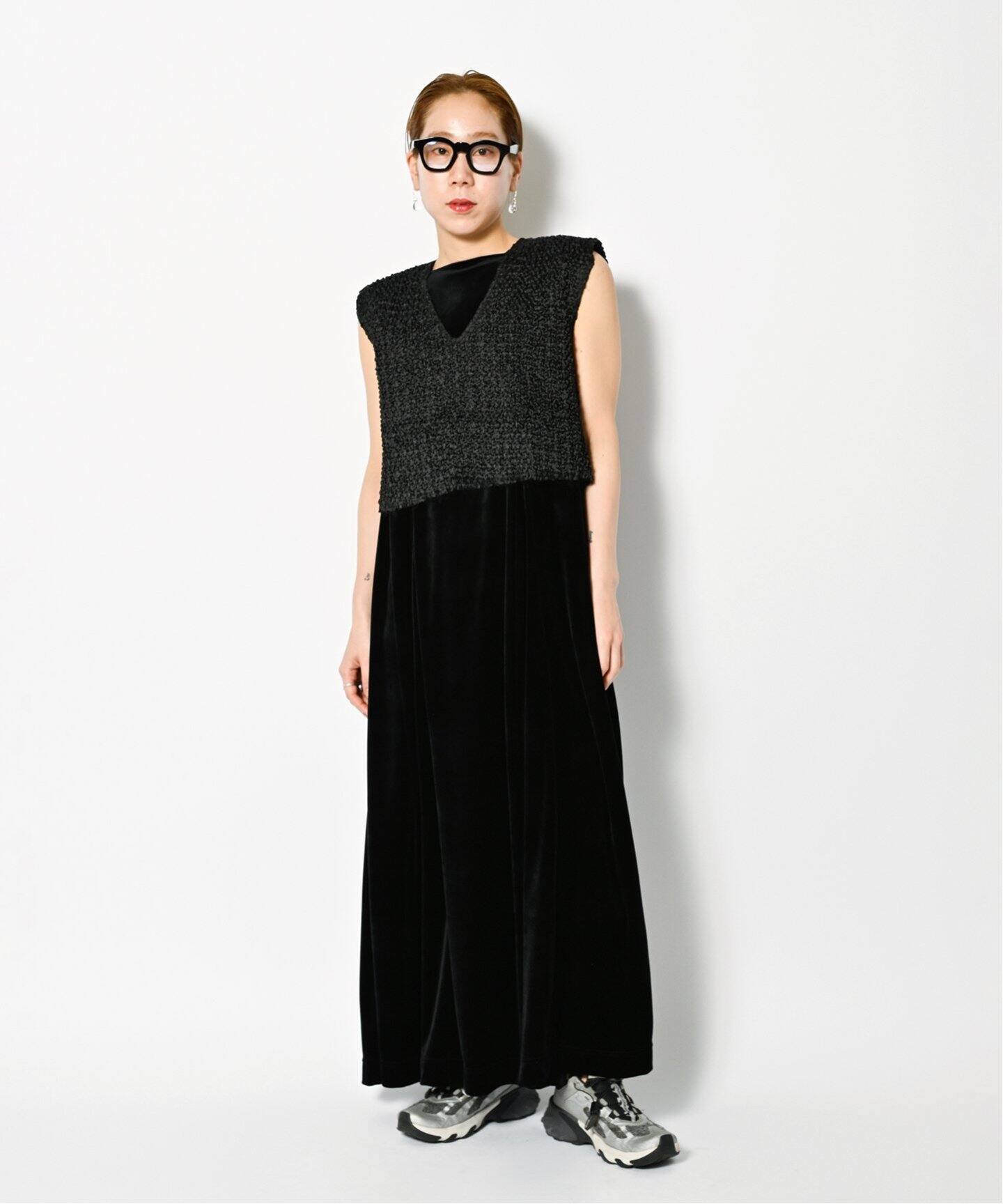 VELVET OPEN BACK DRESS：ワンピース（ワンピース）｜CITYSHOP（シティ 