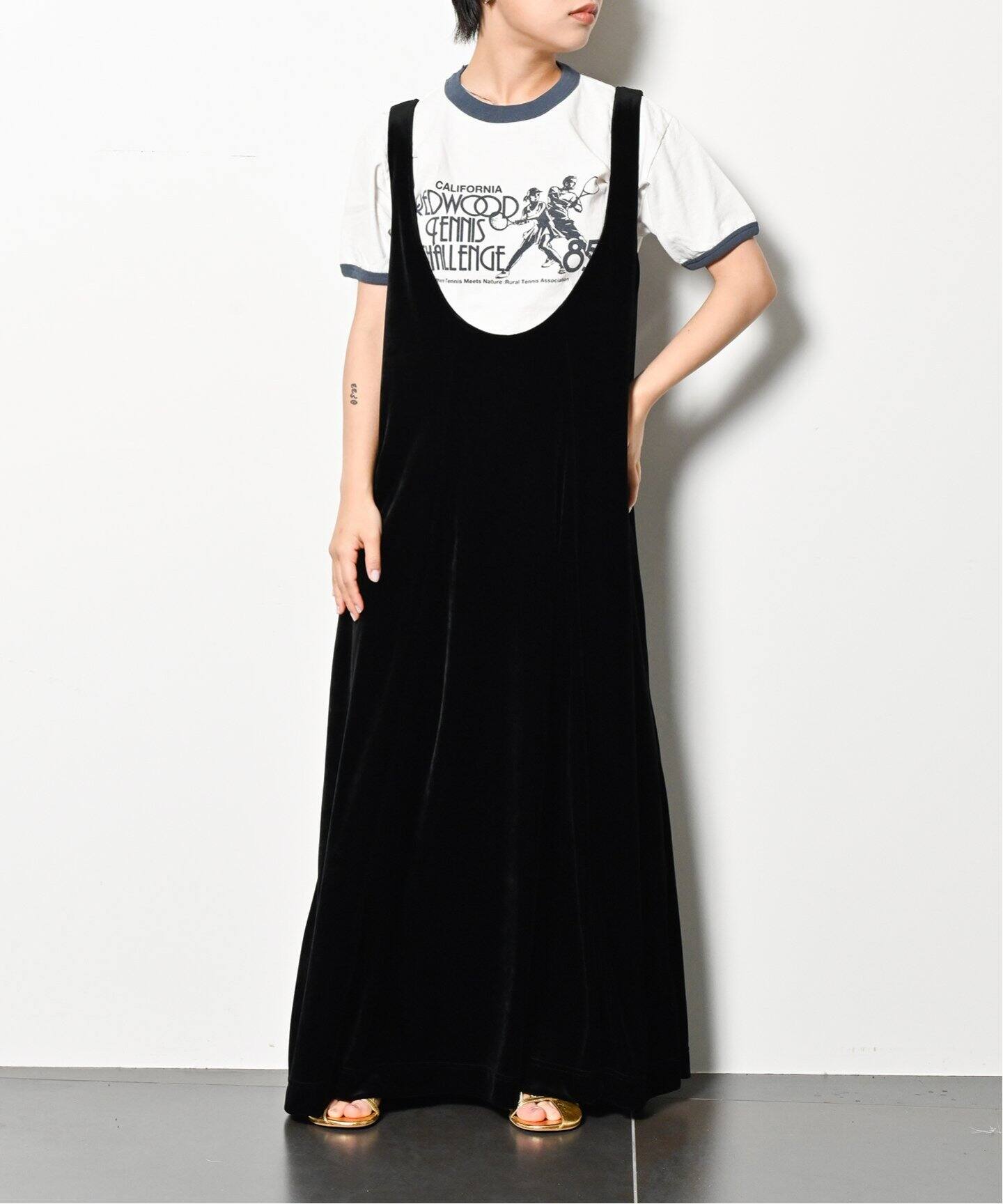 VELVET OPEN BACK DRESS：ワンピース（ワンピース）｜CITYSHOP（シティ 