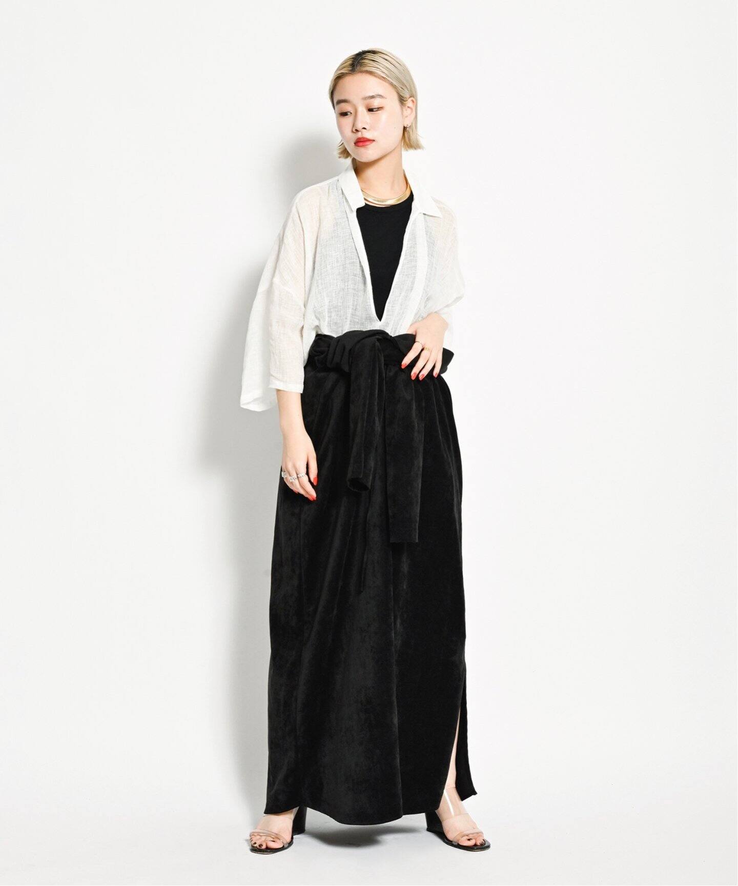 追加》VELVETEEN KAFTAN DRESS：ワンピース（ワンピース）｜CITYSHOP 