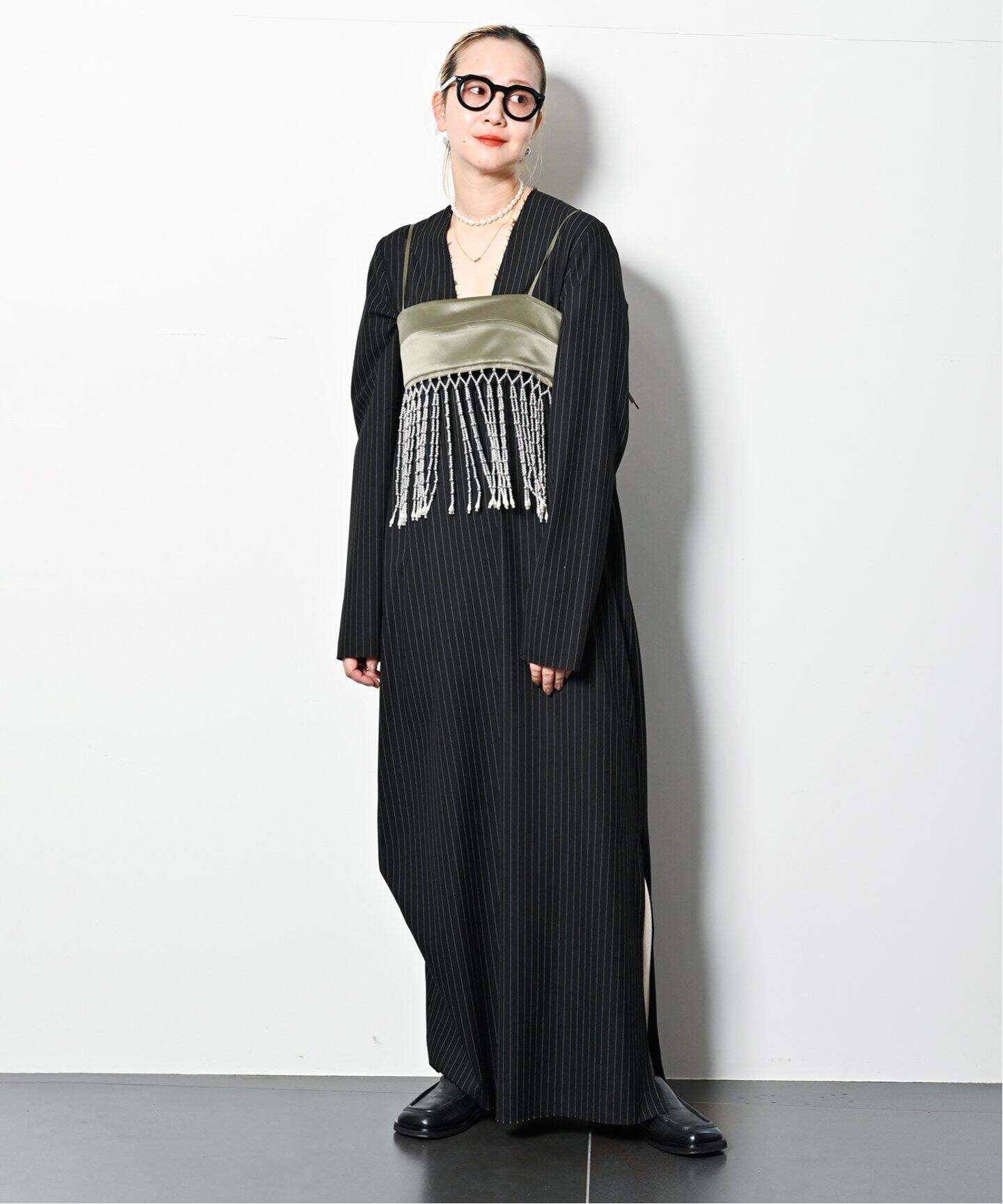 追加》V NECK LEAN DRESS：ワンピース（ワンピース）｜CITYSHOP  