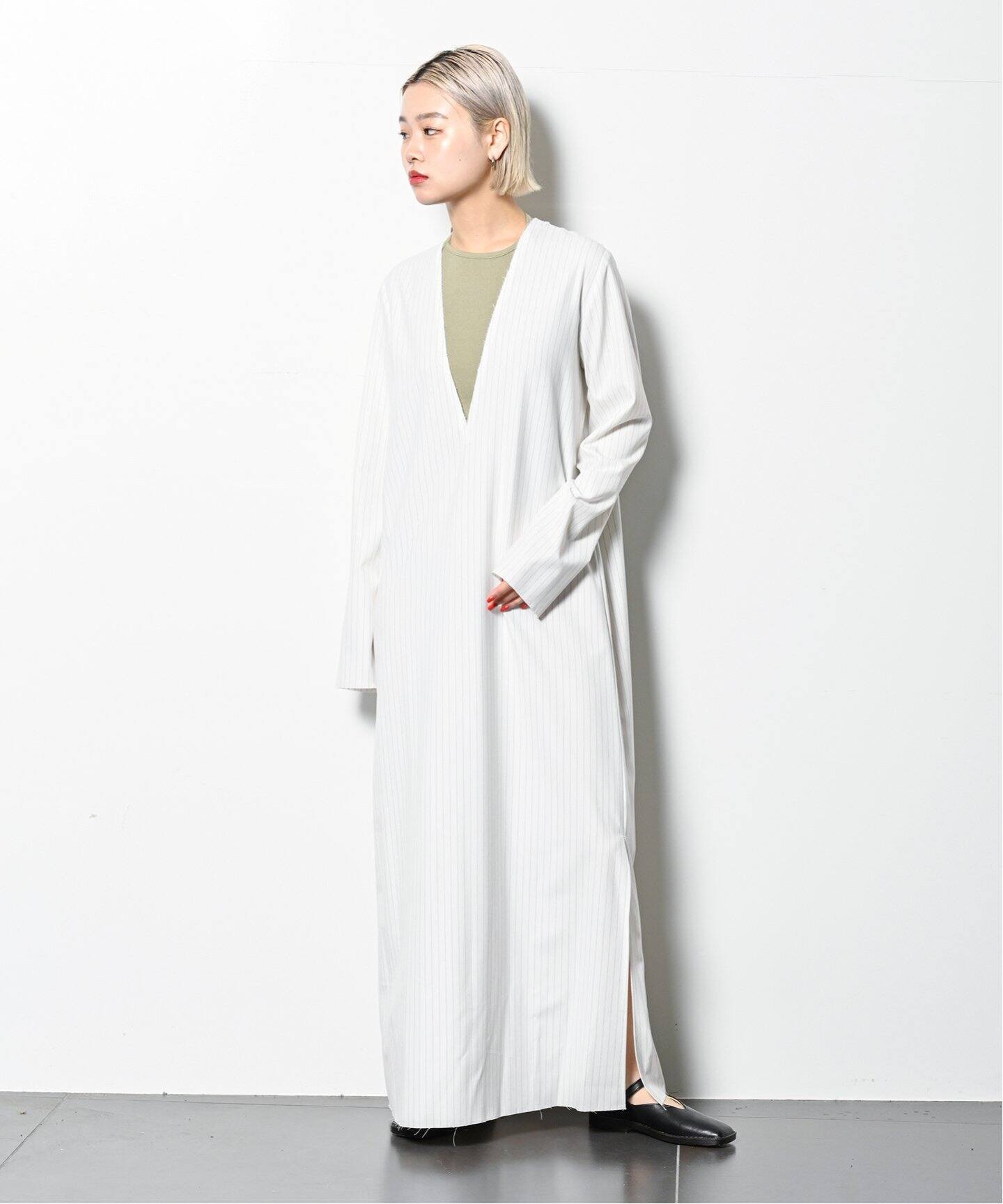 追加》V NECK LEAN DRESS：ワンピース（ワンピース）｜CITYSHOP 