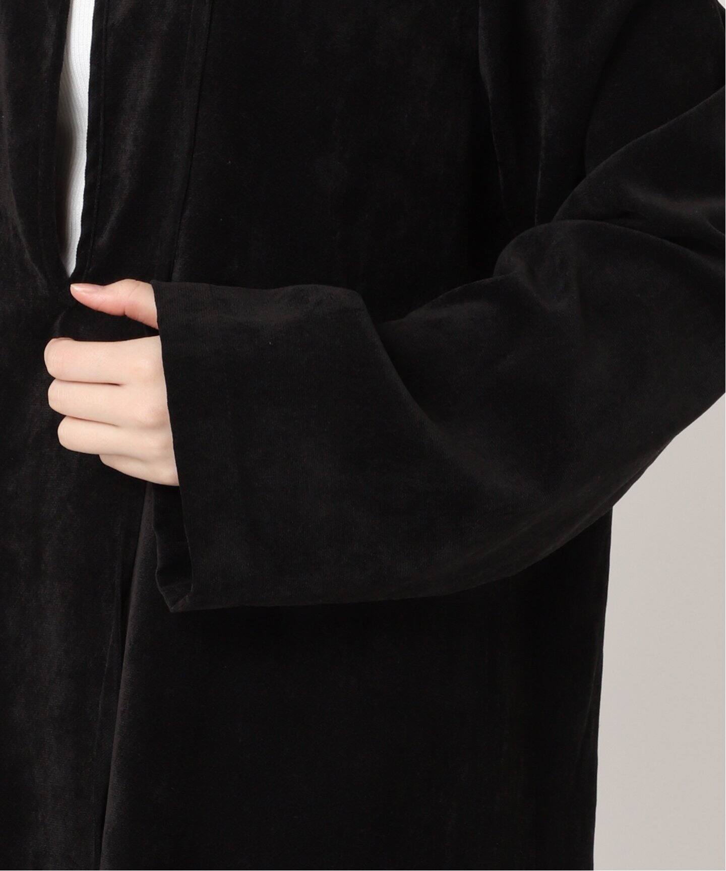 CITYSHOP 新品VELVETEEN KAFTAN DRESS 黒36