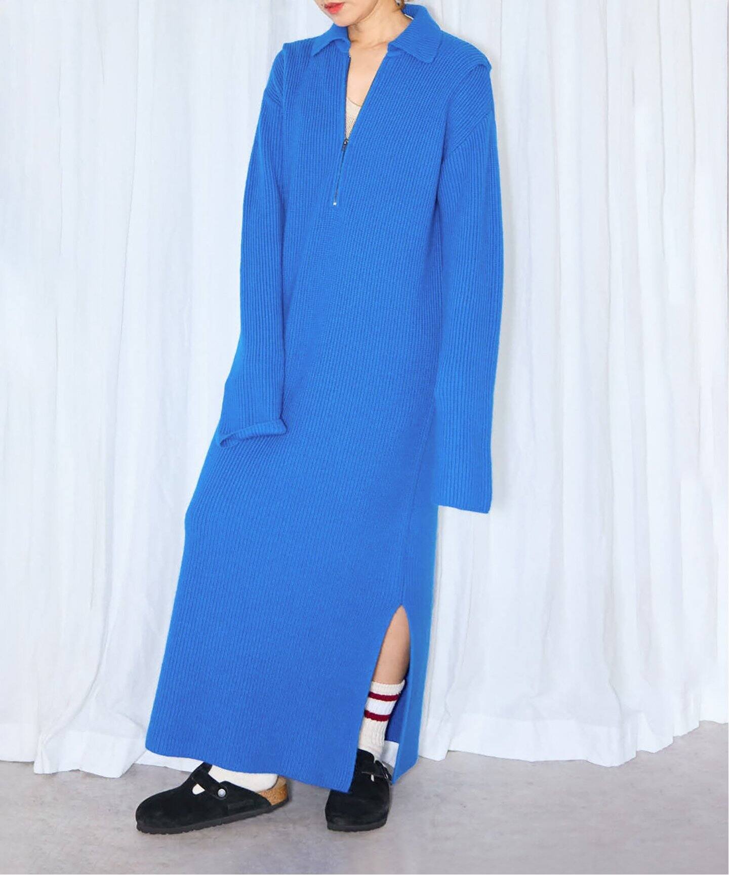 ZIP UP KNIT DRESS：ワンピース（ワンピース）｜CITYSHOP（シティ  