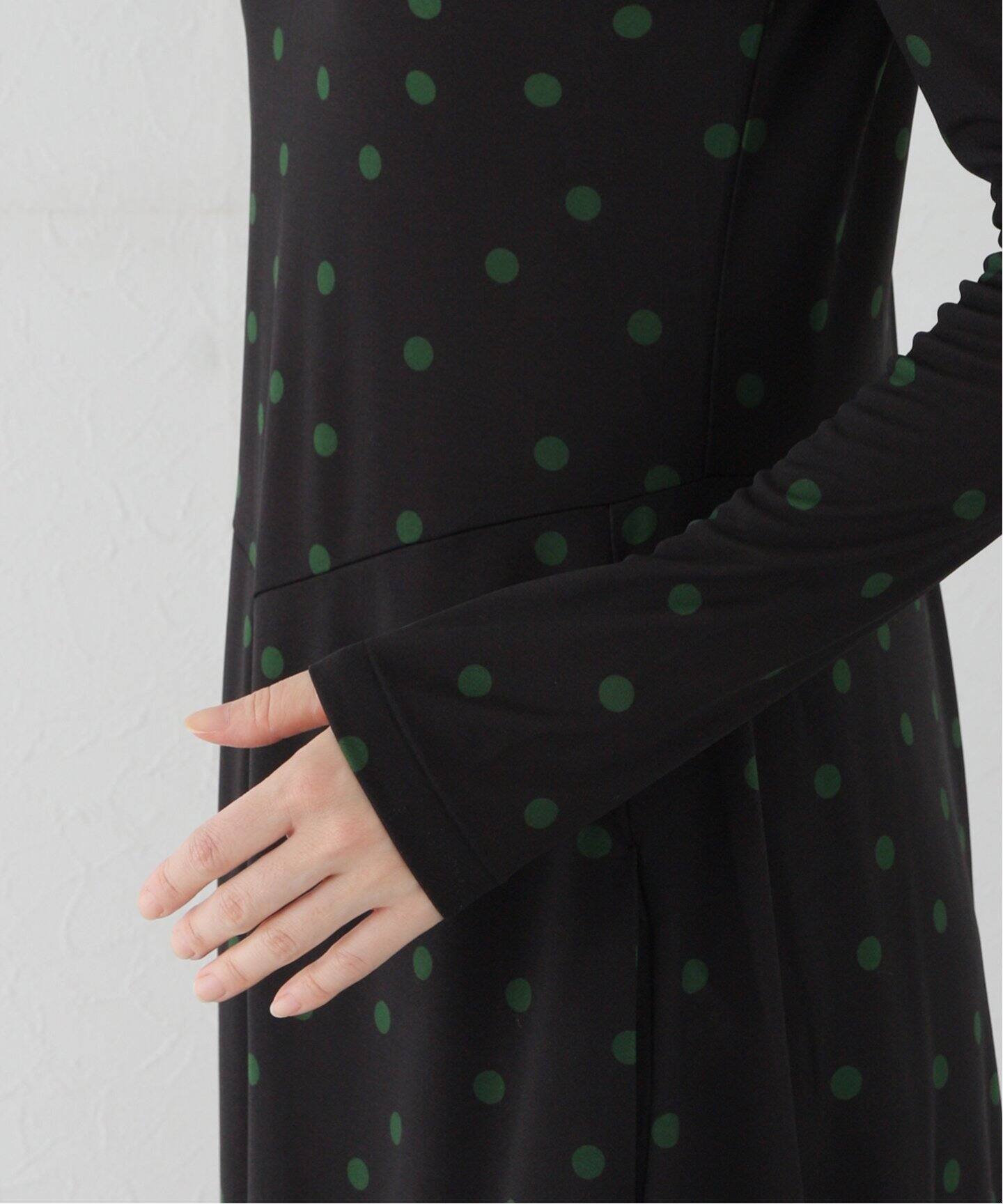 TOGA PULLA DOTS PRINTJERSEY DRESS TP242-JH241：ワンピース 