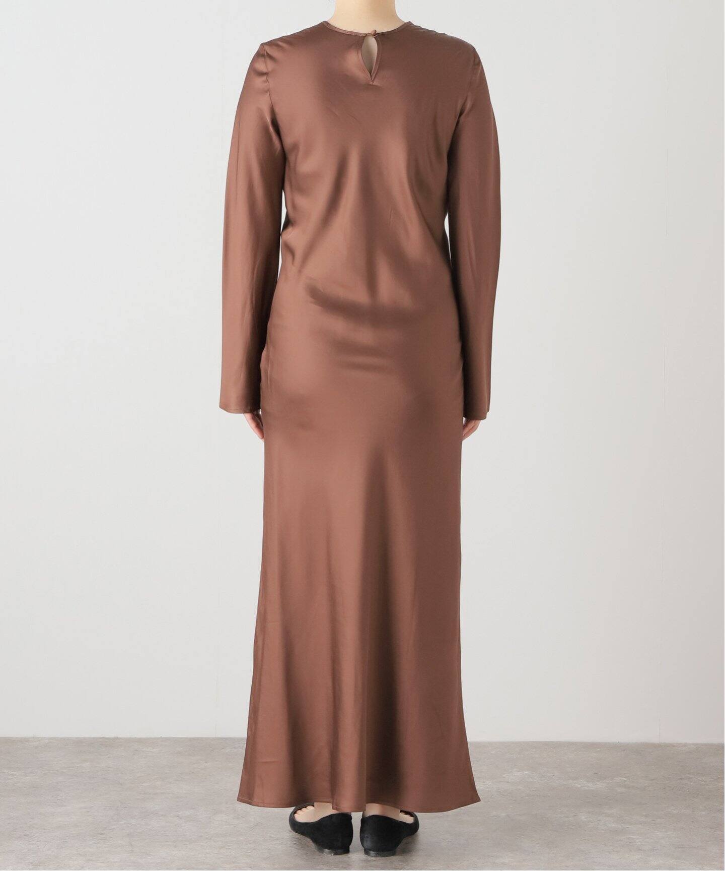 BASERANGE/ベースレンジ】DYDINE LONGSLEEVE DRESS：ワンピース 