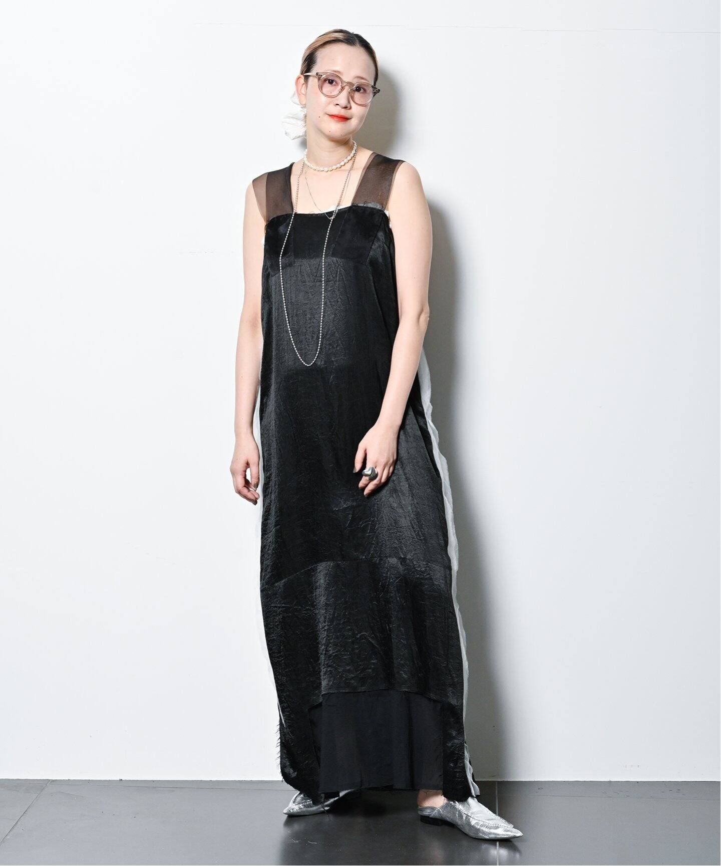 PONTI 別注 SEETHROUGH STRING DRESS：ワンピース（ワンピース  