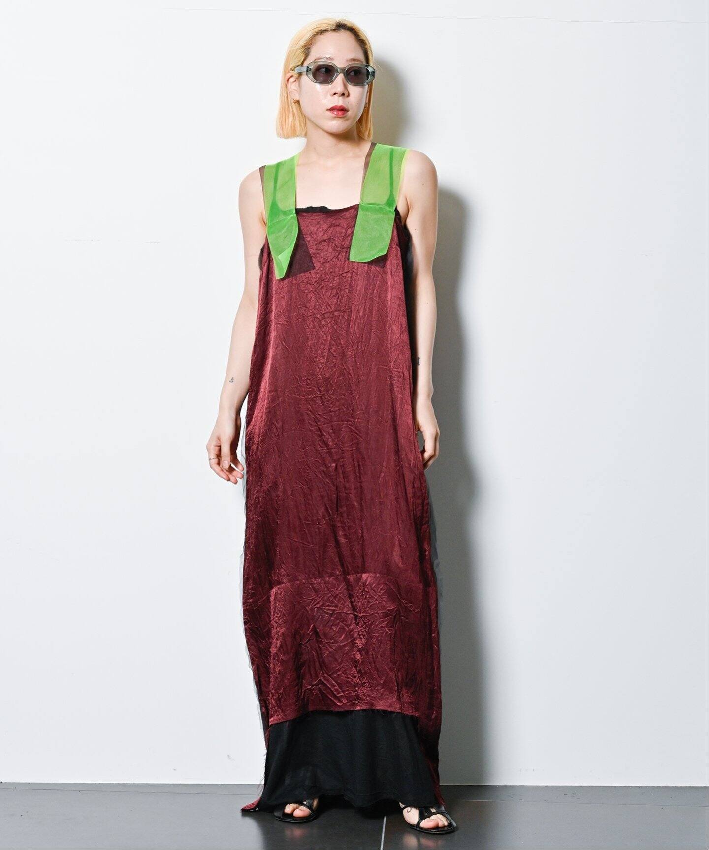 PONTI 別注 SEETHROUGH STRING DRESS：ワンピース（ワンピース  