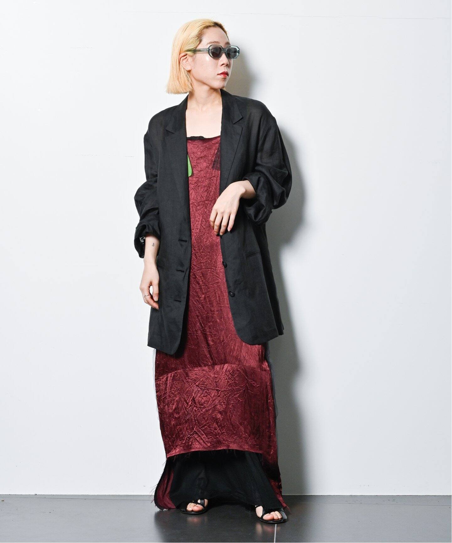 PONTI 別注 SEETHROUGH STRING DRESS：ワンピース（ワンピース 
