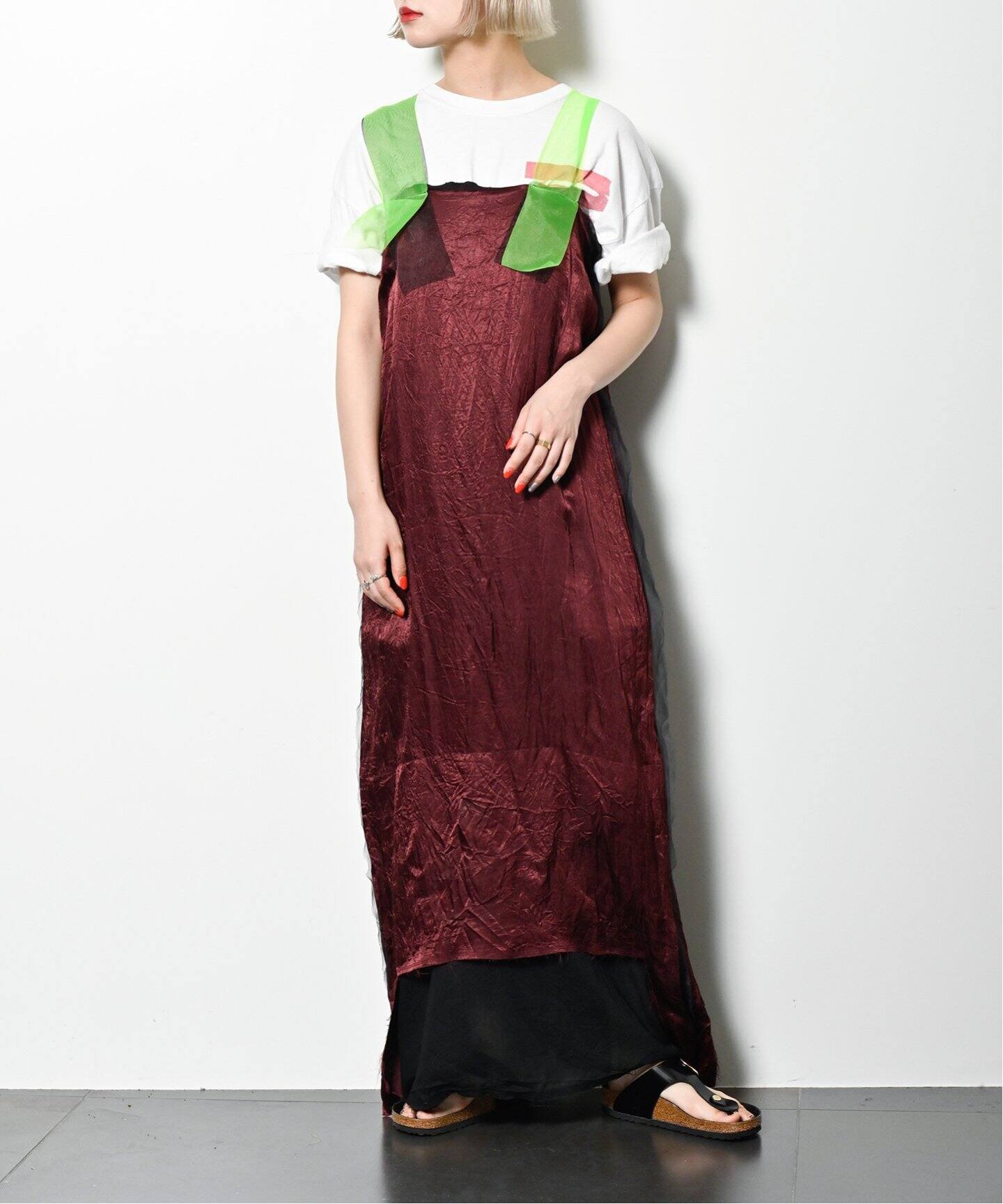 PONTI 別注 SEETHROUGH STRING DRESS：ワンピース（ワンピース 