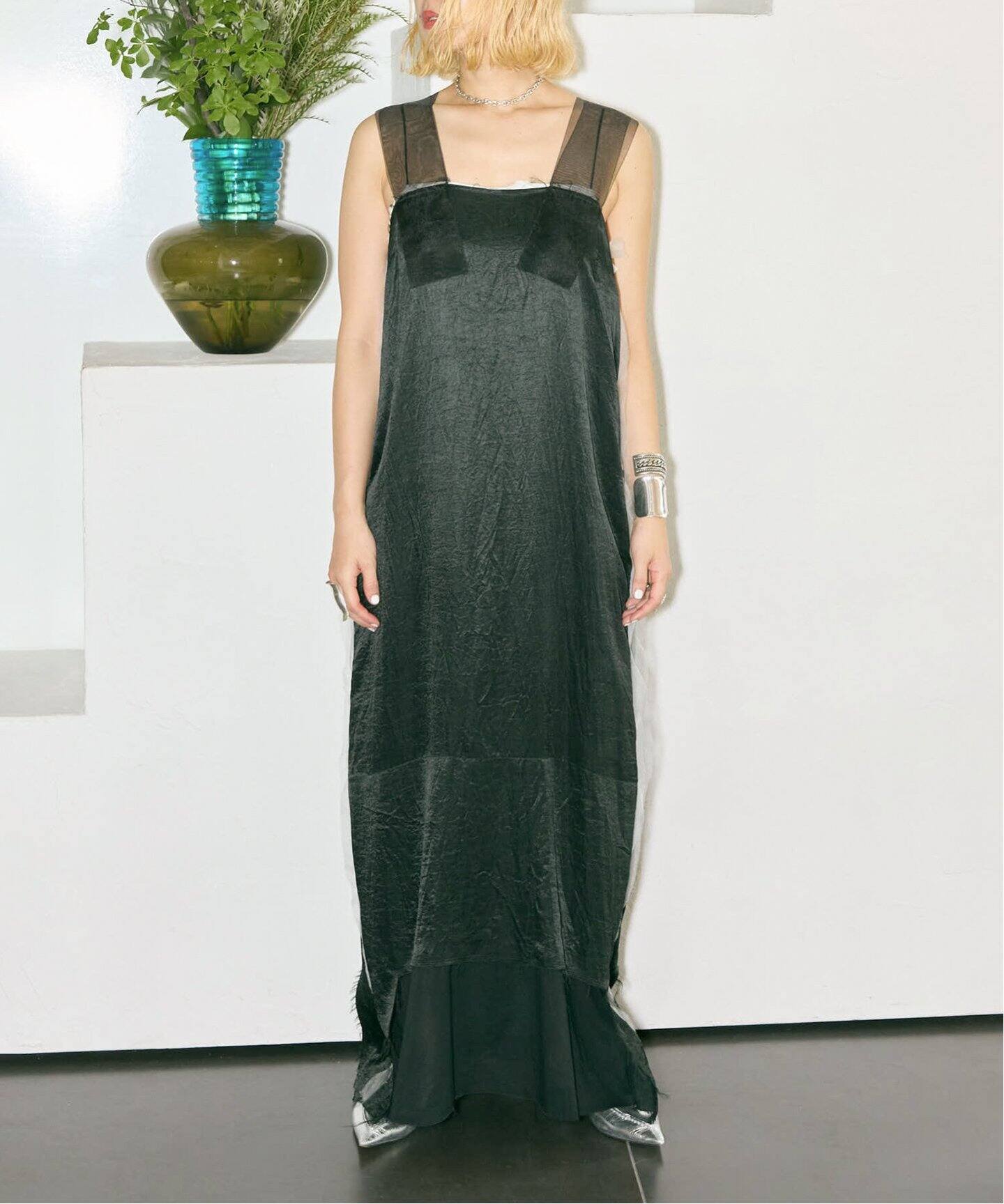 PONTI 別注 SEETHROUGH STRING DRESS：ワンピース（ワンピース  