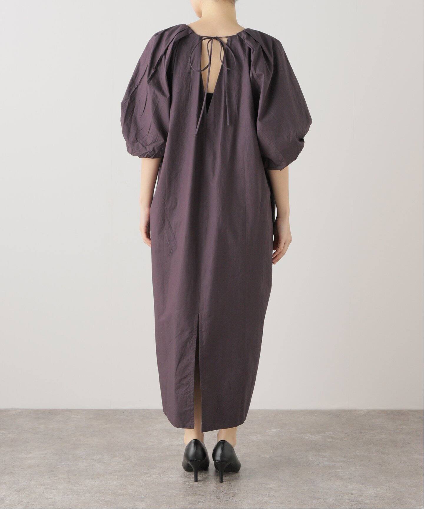 SAYAKA DAVIS Tucked Cocoon Dress SIDR-301-OCP：ワンピース 