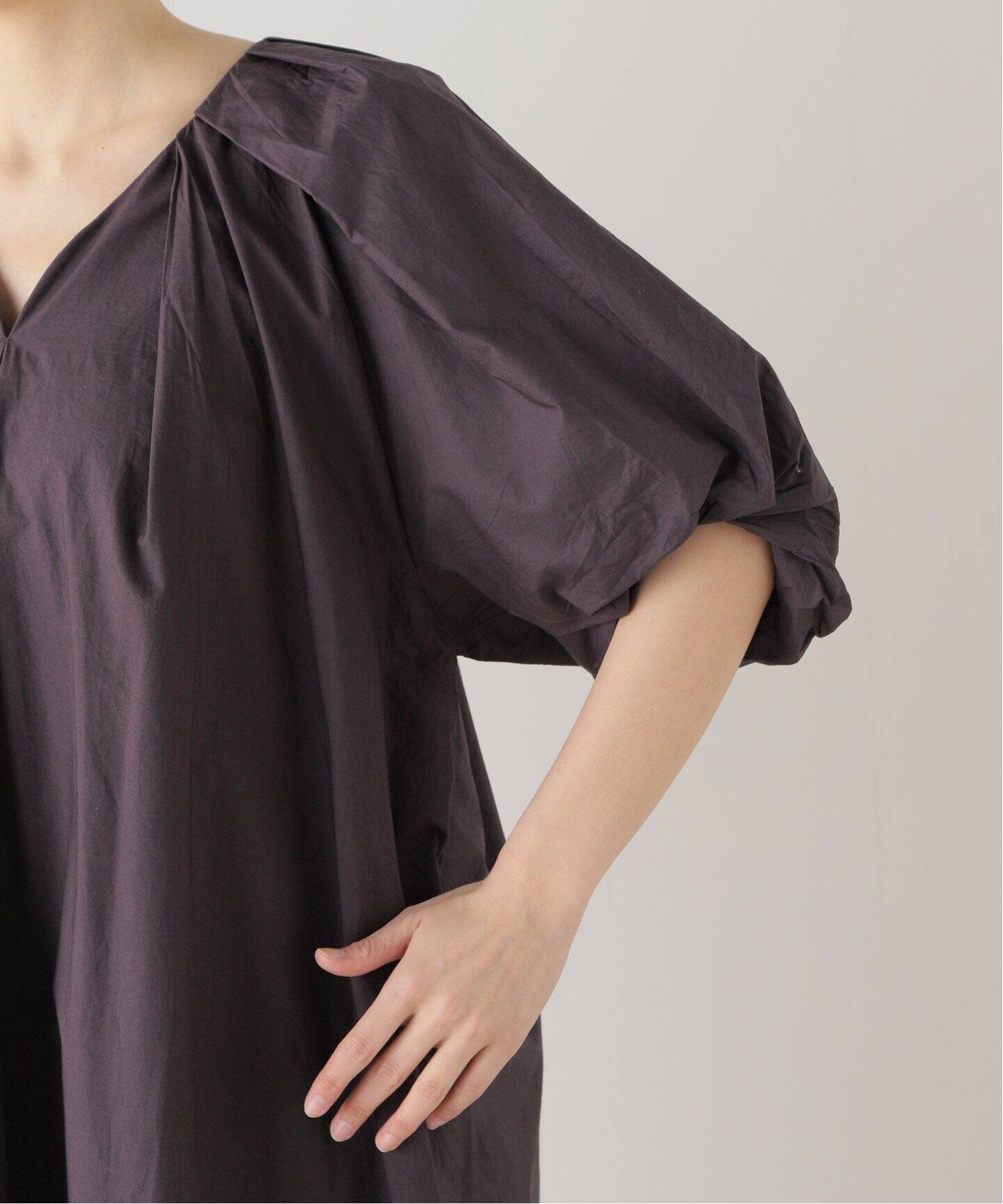 SAYAKA DAVIS Tucked Cocoon Dress SIDR-301-OCP：ワンピース 