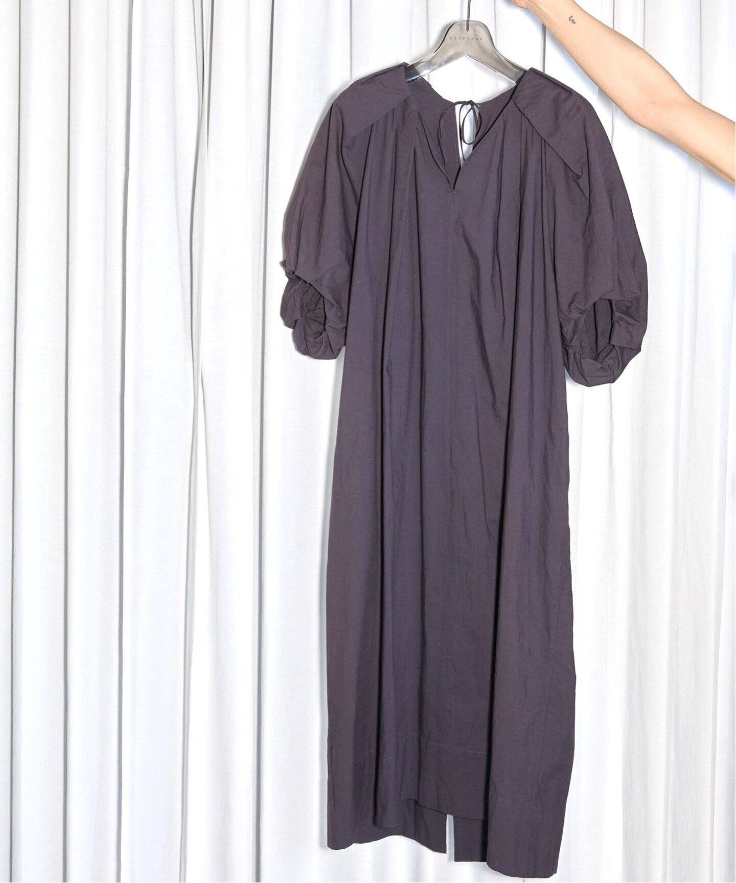SAYAKA DAVIS Tucked Cocoon Dress SIDR-301-OCP：ワンピース 