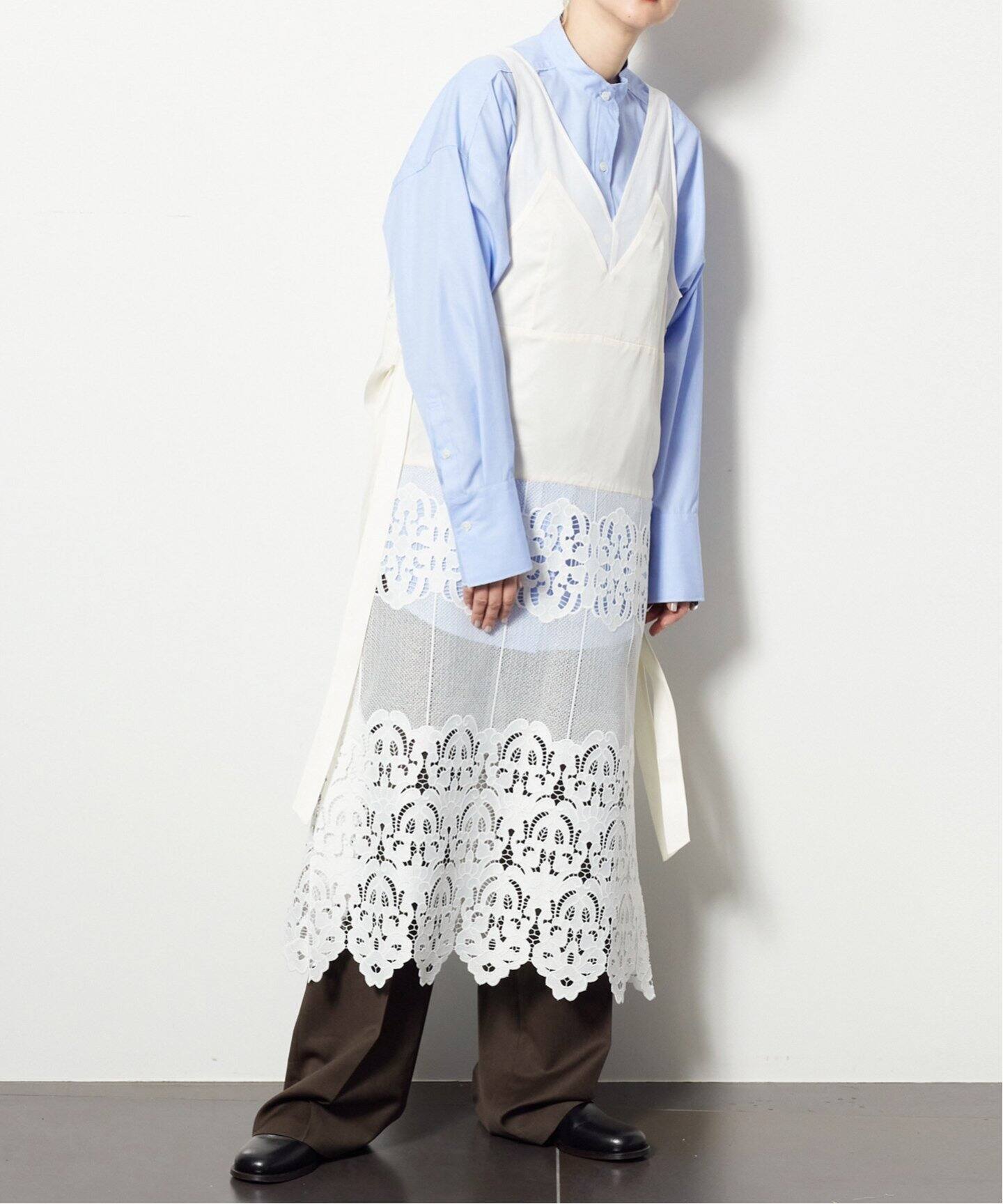 TOGA PULLA/トーガプルラ】Mesh lace dress：ワンピース（ワンピース  