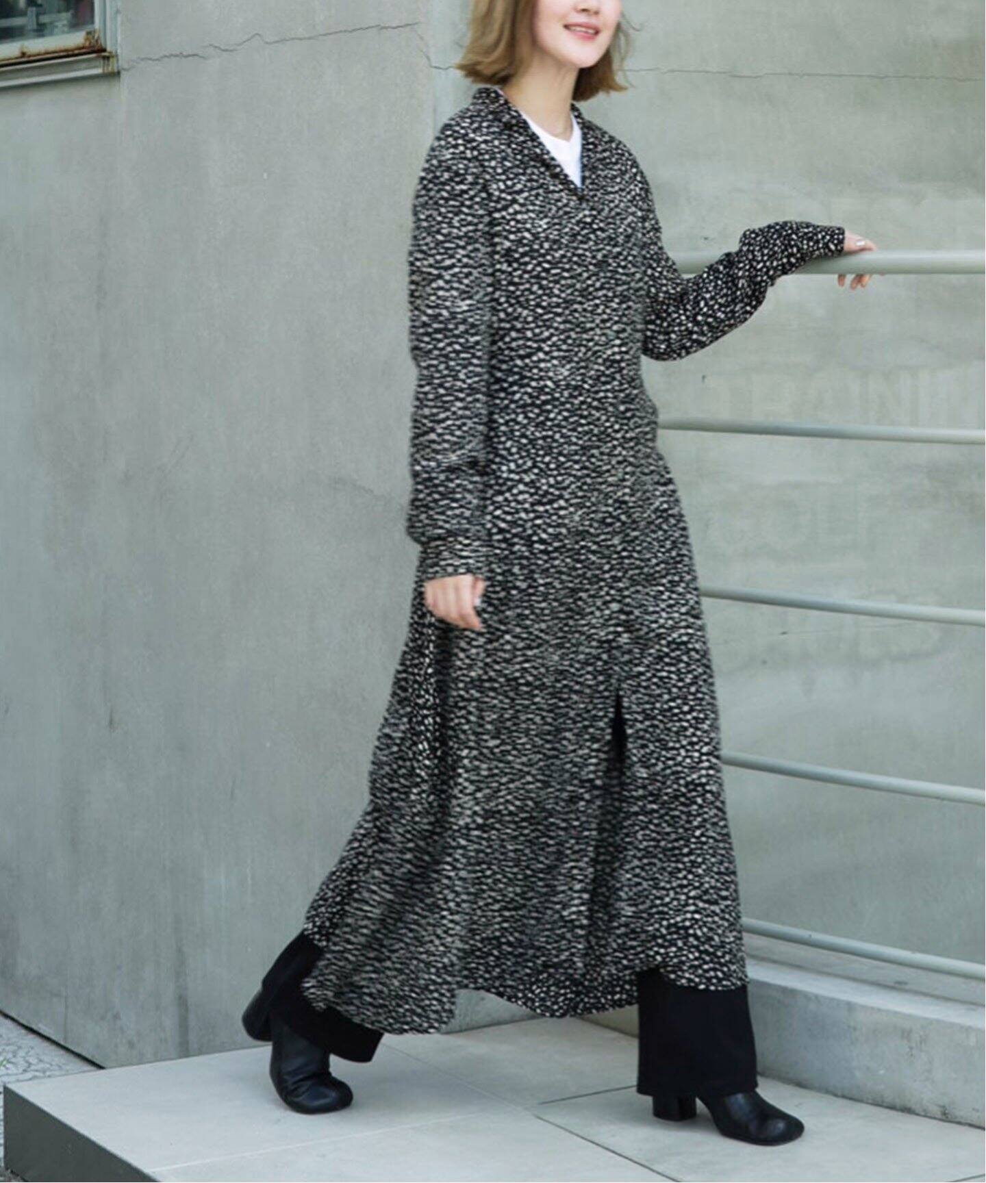 追加 フラワープリント開襟ワンピース（ワンピース）｜OUTDOOR  