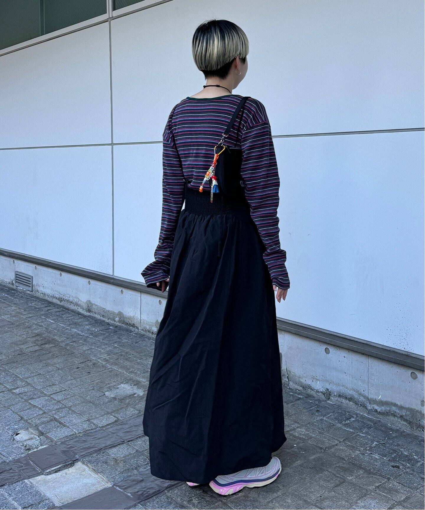 OUTDOOR PRODUCTS メモリータフタ2WAY ギャザーキャミドレス OUTDOOR PRODUCTS メモリータフタ2WAY ギャザーキャミドレス