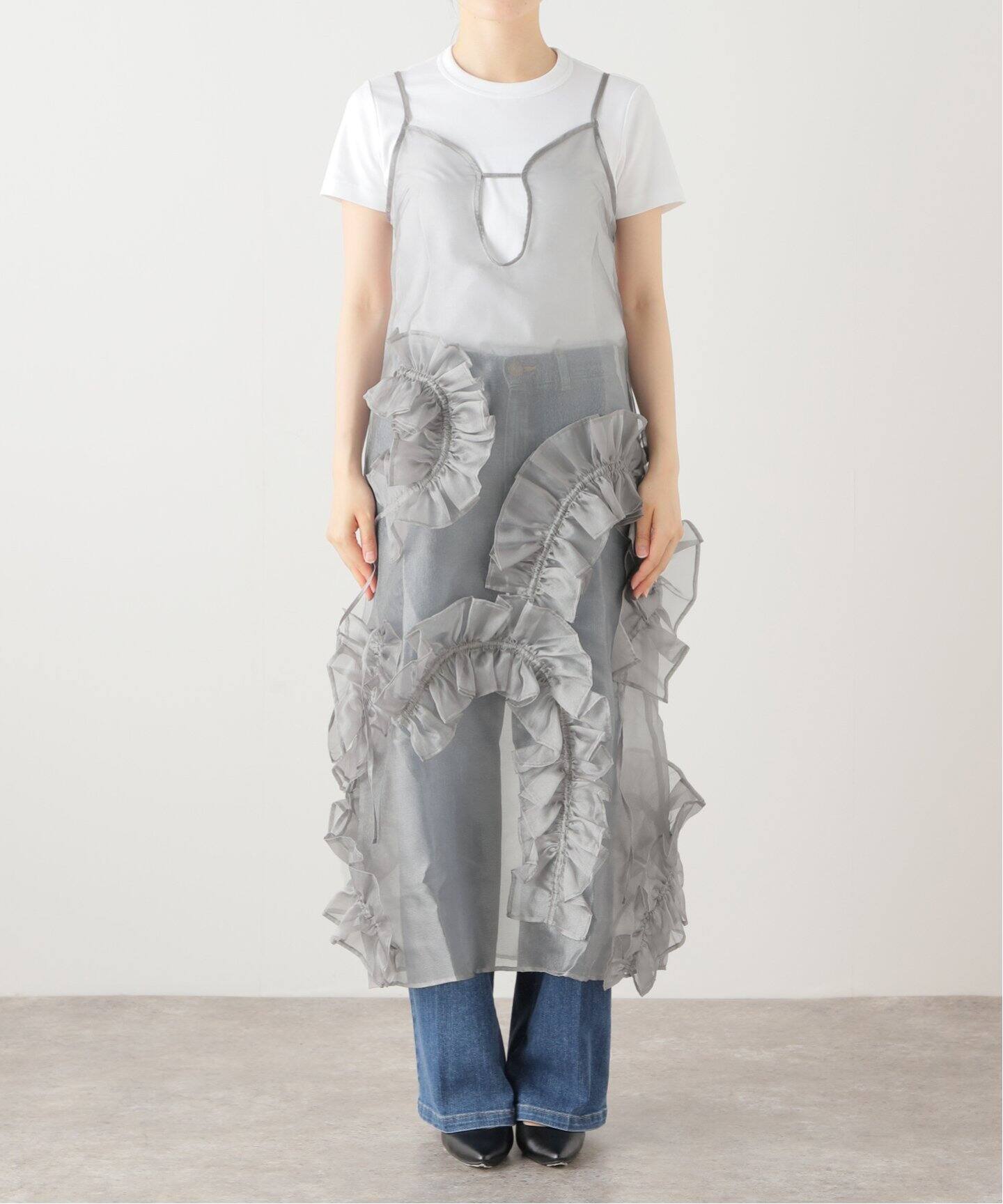 KNUTHMARF layered tulle onepiece KM24SUG08（ワンピース）｜BOICE 