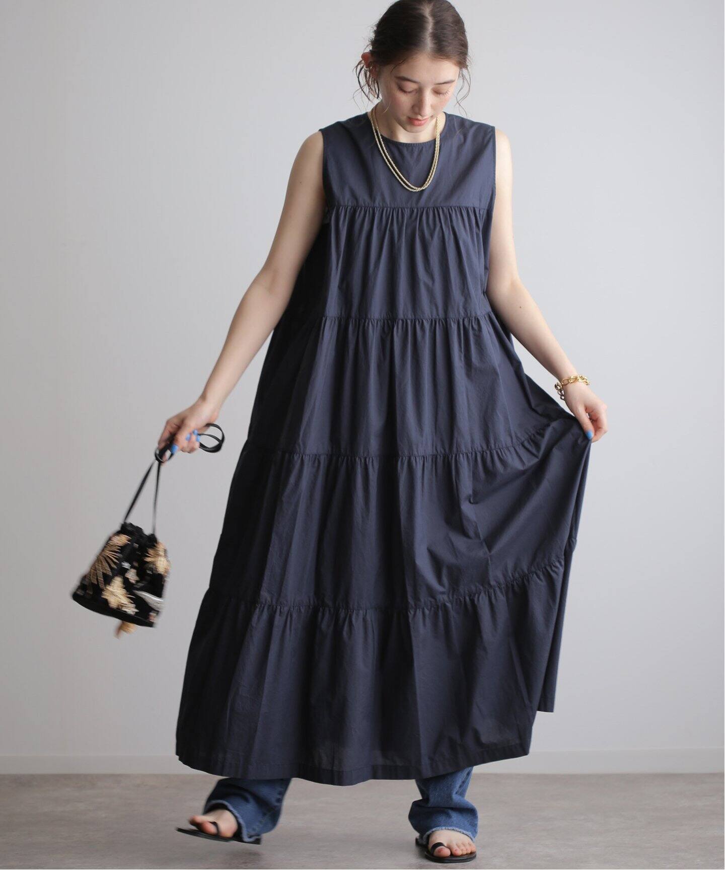 GYMPHLEX / ジムフレックス 】TIERED ONEPIECE（ワンピース 