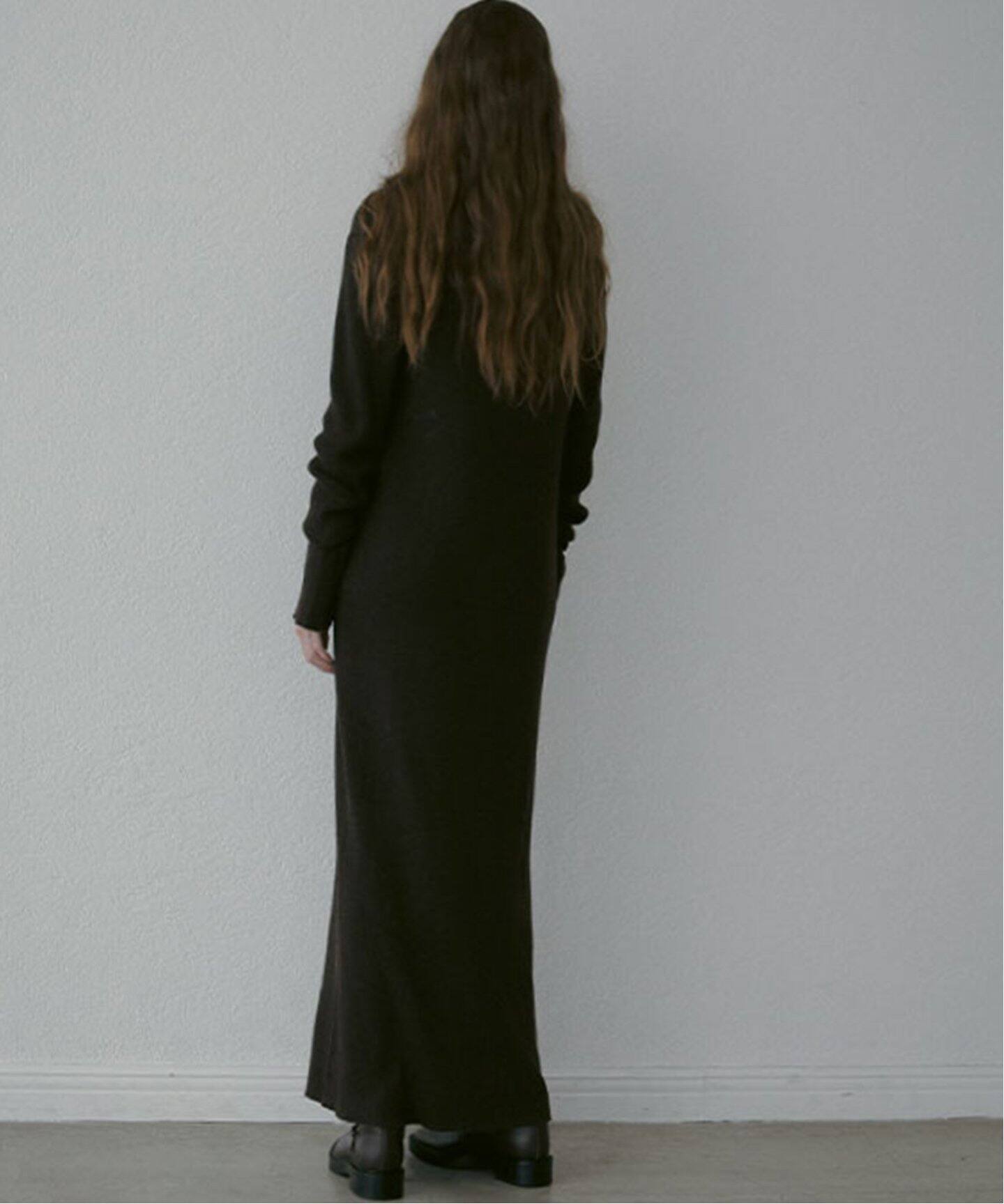 ETRE TOKYO フロントホックロングニットワンピース 1224631123 