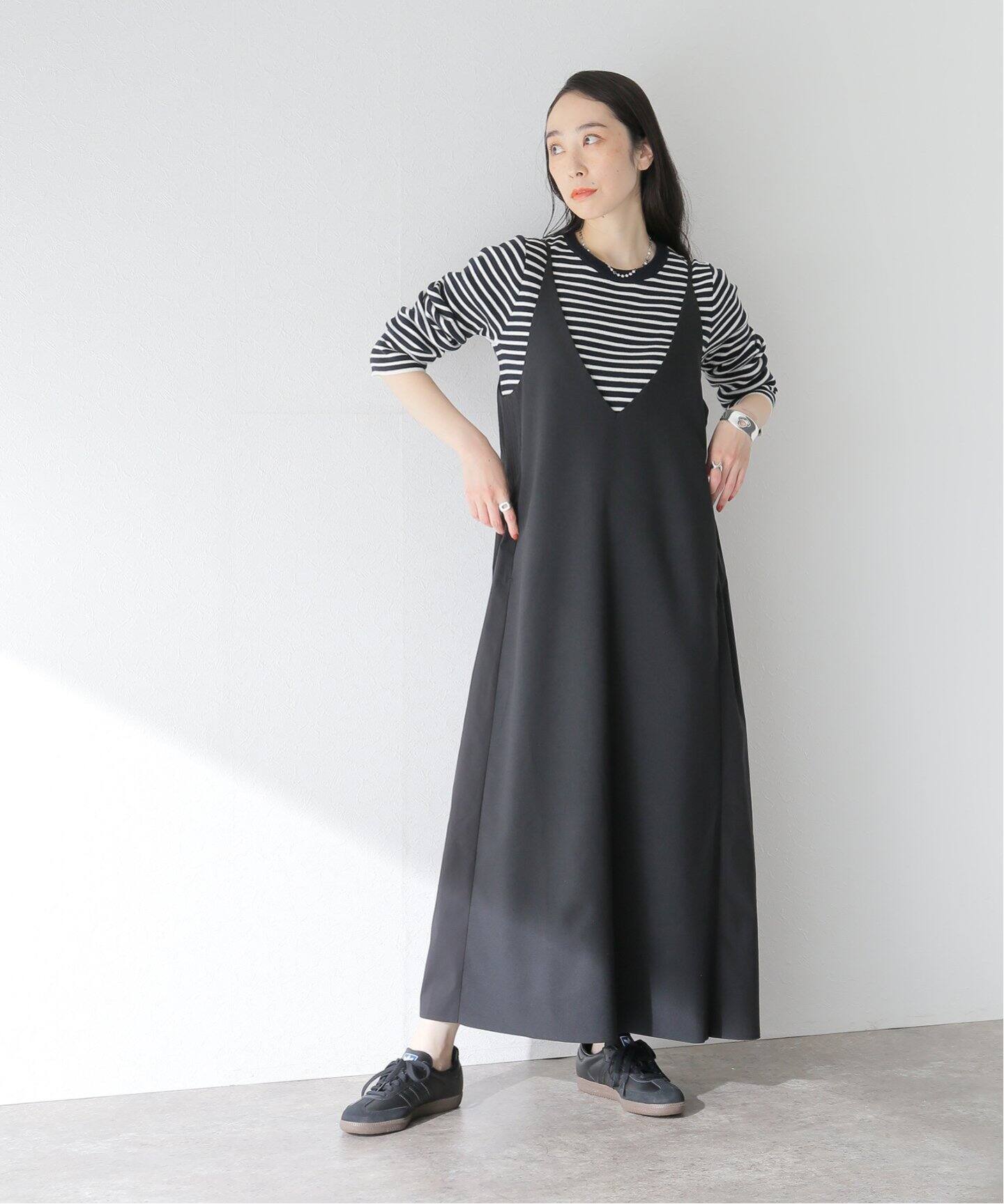ADAWAS / アダワス】PINTUCK CAMI DRESS（ワンピース）｜BOICE FROM 