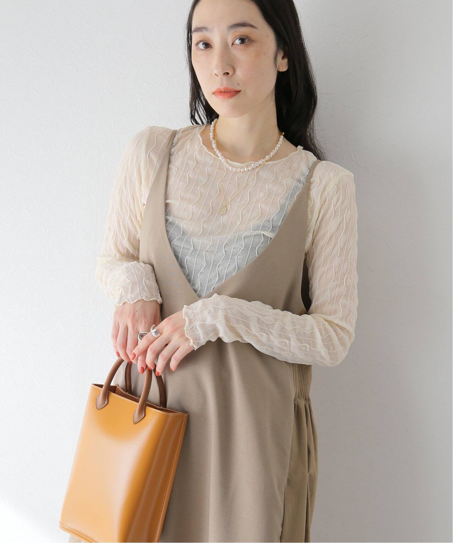 ADAWAS / アダワス】PINTUCK CAMI DRESS（ワンピース）｜BOICE FROM 