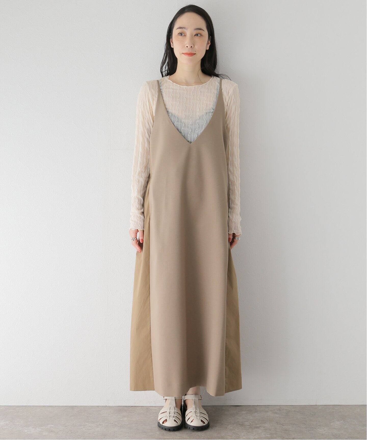 ADAWAS / アダワス】PINTUCK CAMI DRESS（ワンピース）｜BOICE FROM 