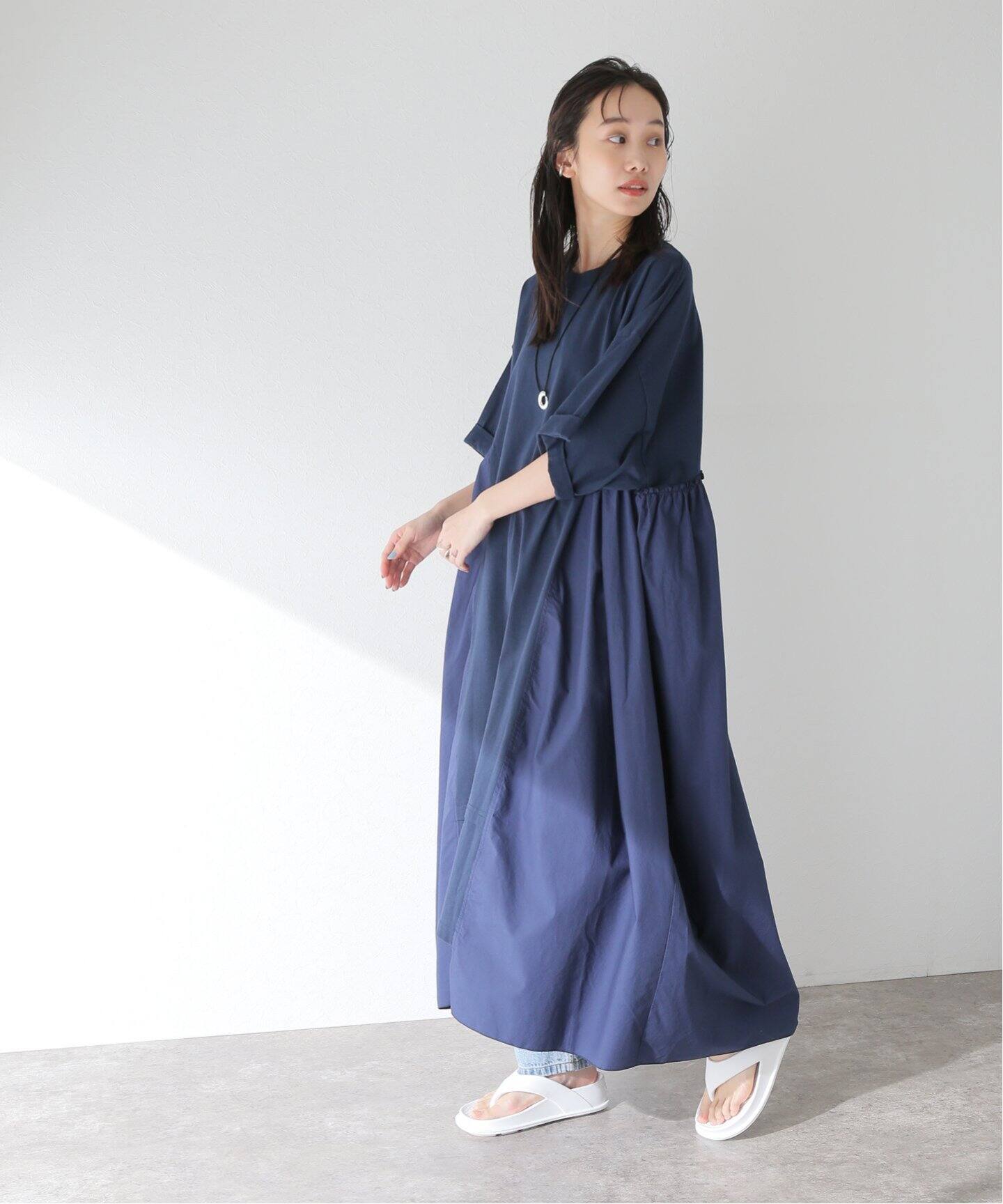 H アッシュ Remake Flare Gather ワンピース（ワンピース）｜BOICE  