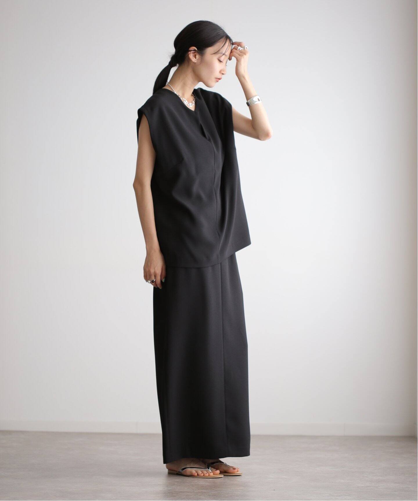 CLANE / クラネ】LAYERED BACK OPEN ONEPIECE（ワンピース）｜BOICE  