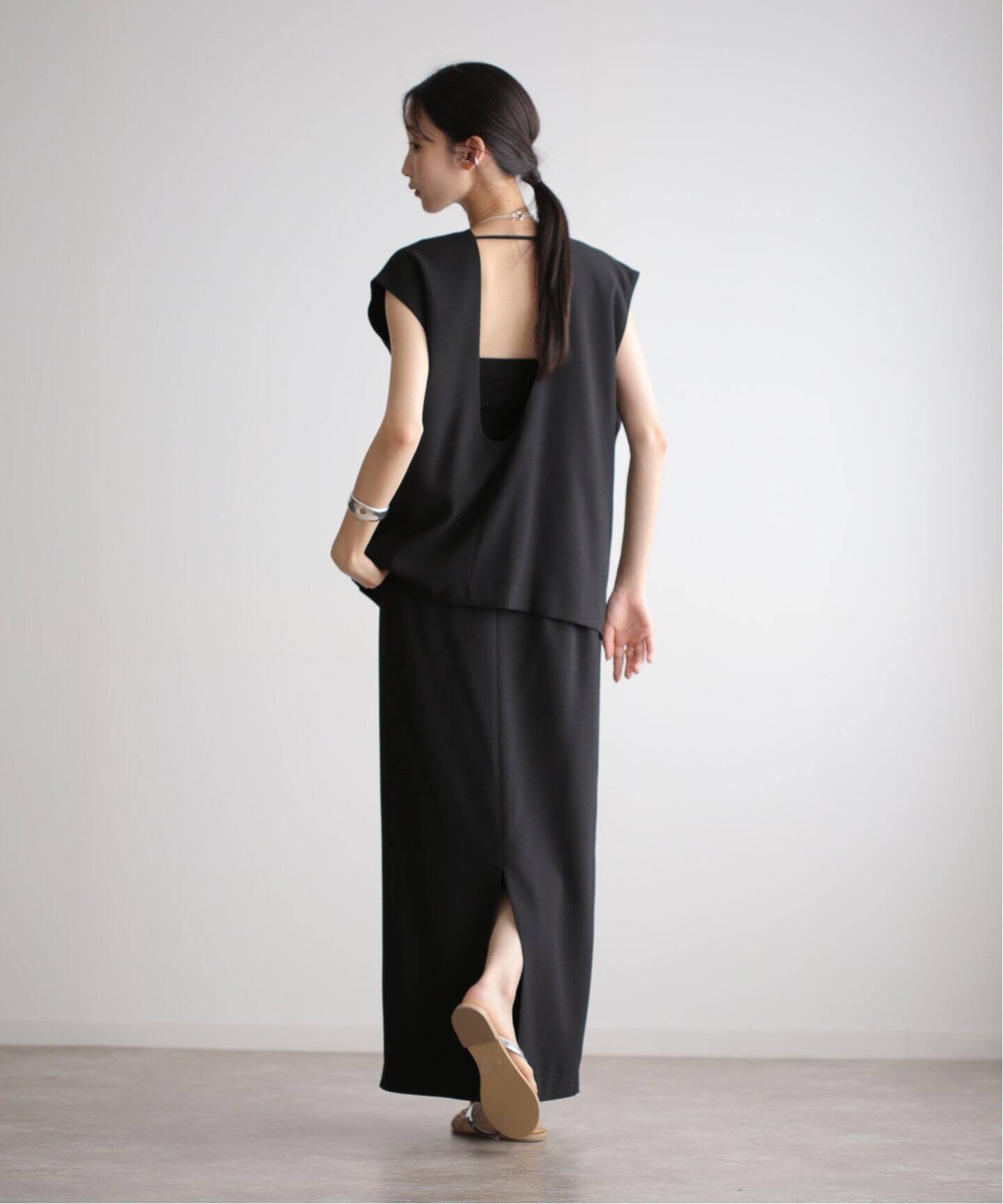 CLANE / クラネ】LAYERED BACK OPEN ONEPIECE（ワンピース）｜BOICE 