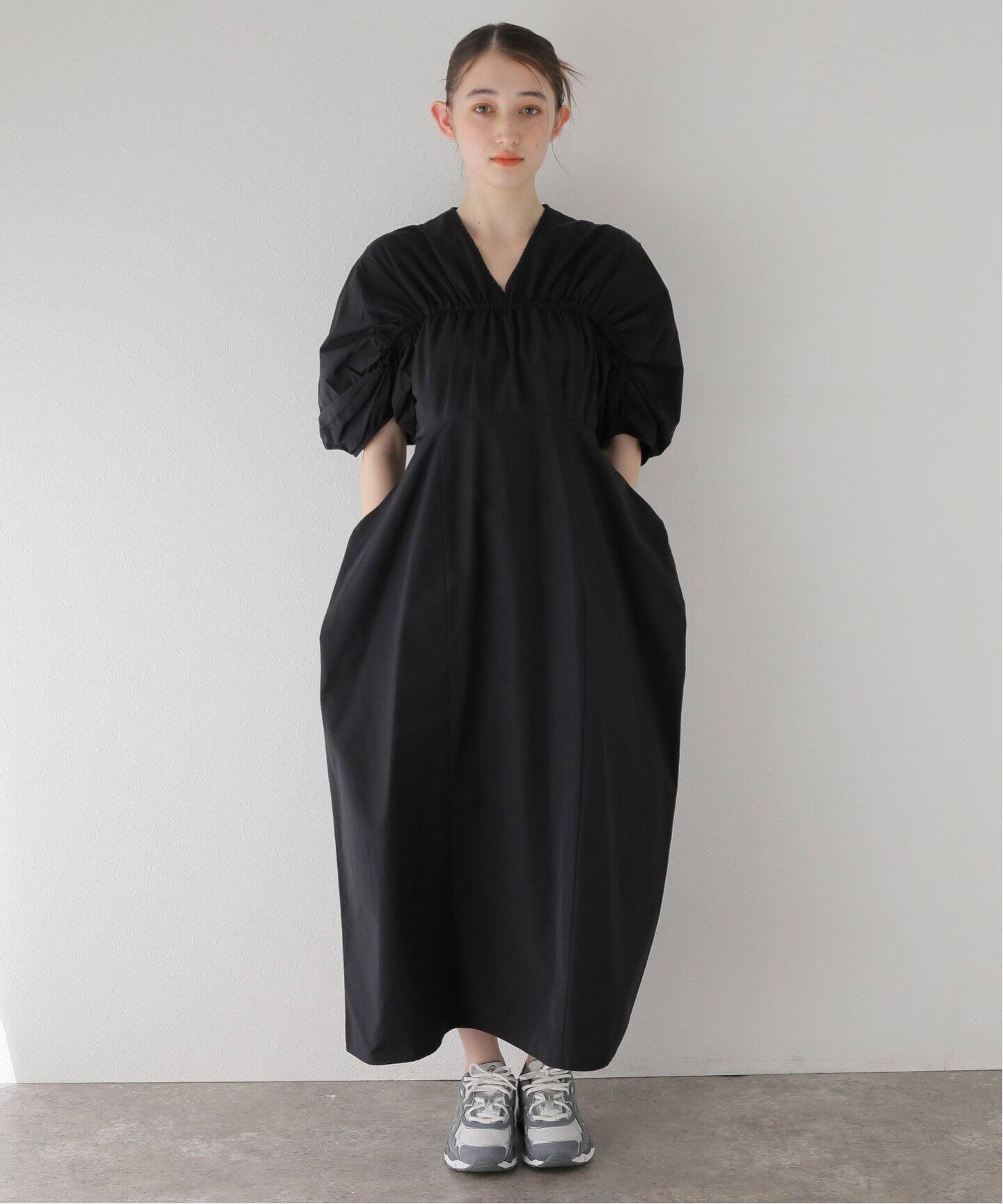 CLANE / クラネ】CROSSING GATHER ONEPIECE（ワンピース）｜BOICE FROM  