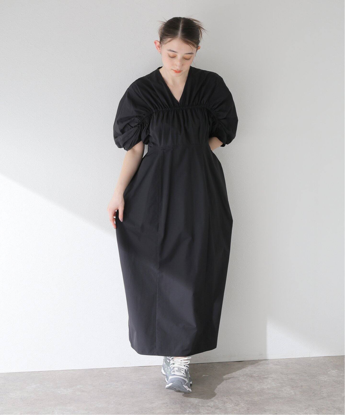 CLANE / クラネ】CROSSING GATHER ONEPIECE（ワンピース）｜BOICE FROM  