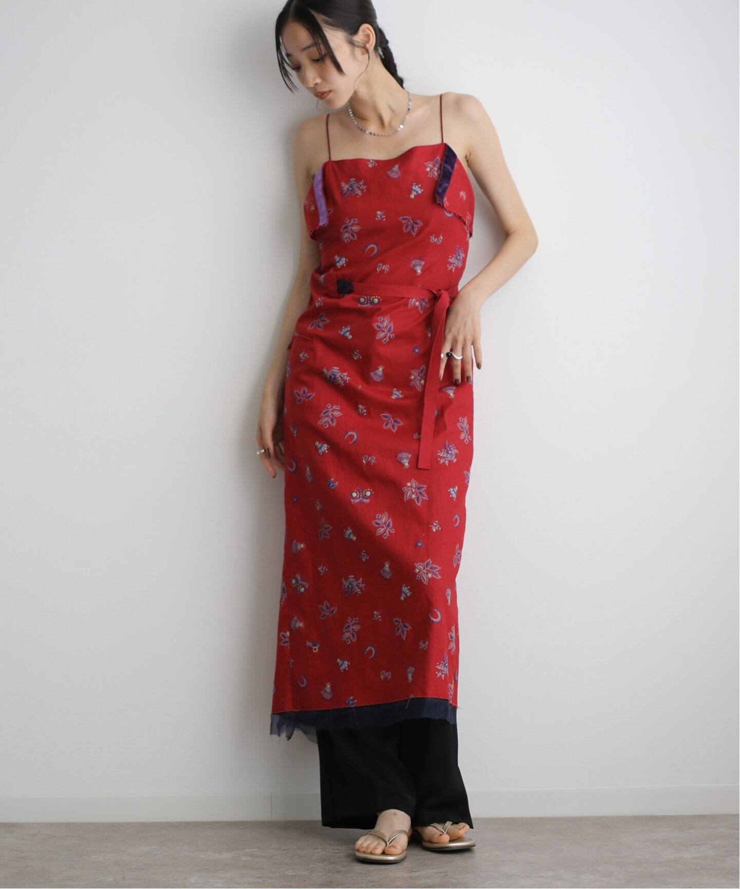 PONTI / ポンティ】Plant Foam Print Dress（ワンピース）｜BOICE FROM 