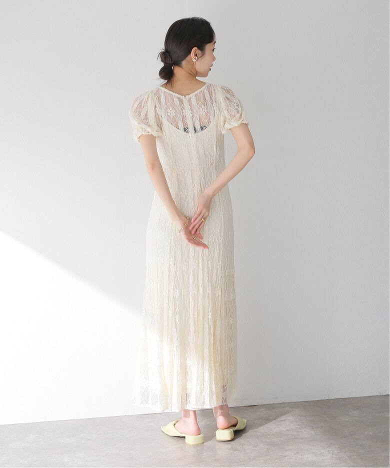 CLANE LACE MINI PUFF SLEEVE ONEPIECE（ワンピース）｜BOICE FROM  