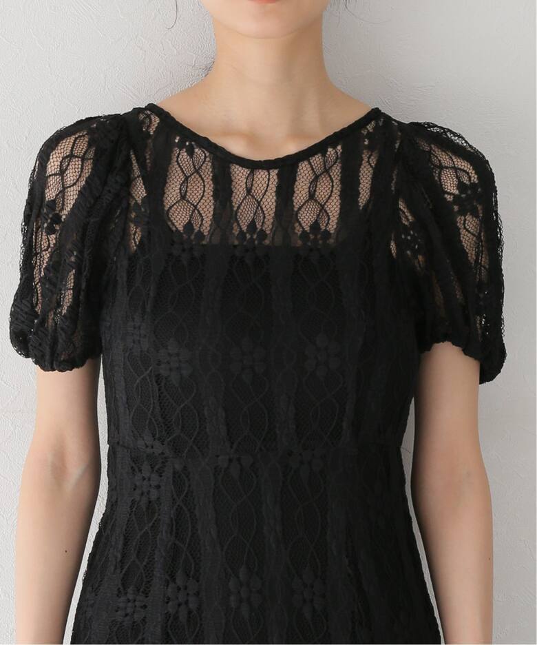CLANE LACE MINI PUFF SLEEVE ONEPIECE（ワンピース）｜BOICE FROM 