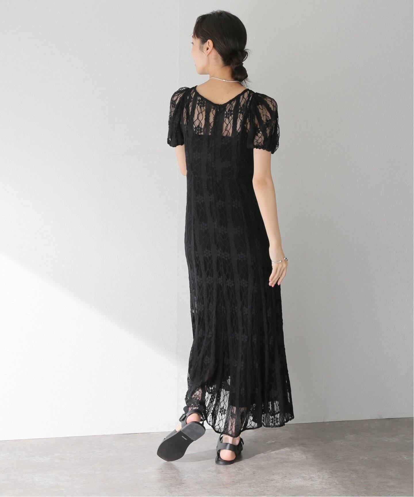 CLANE LACE MINI PUFF SLEEVE ONEPIECE（ワンピース）｜BOICE FROM  