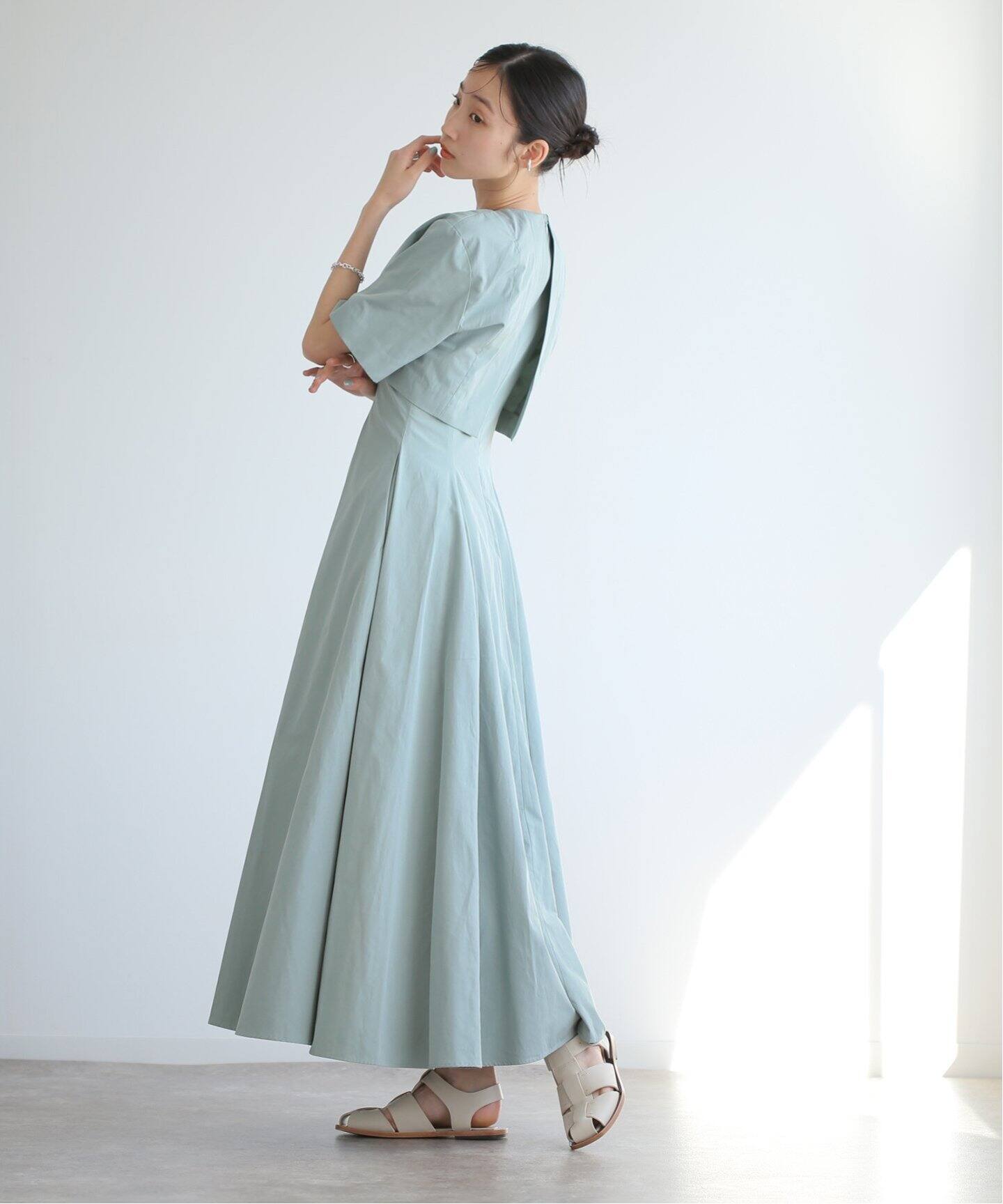 CLANE SLASH SHOULDER ONEPIECE 16112-5142（ワンピース）｜BOICE FROM 