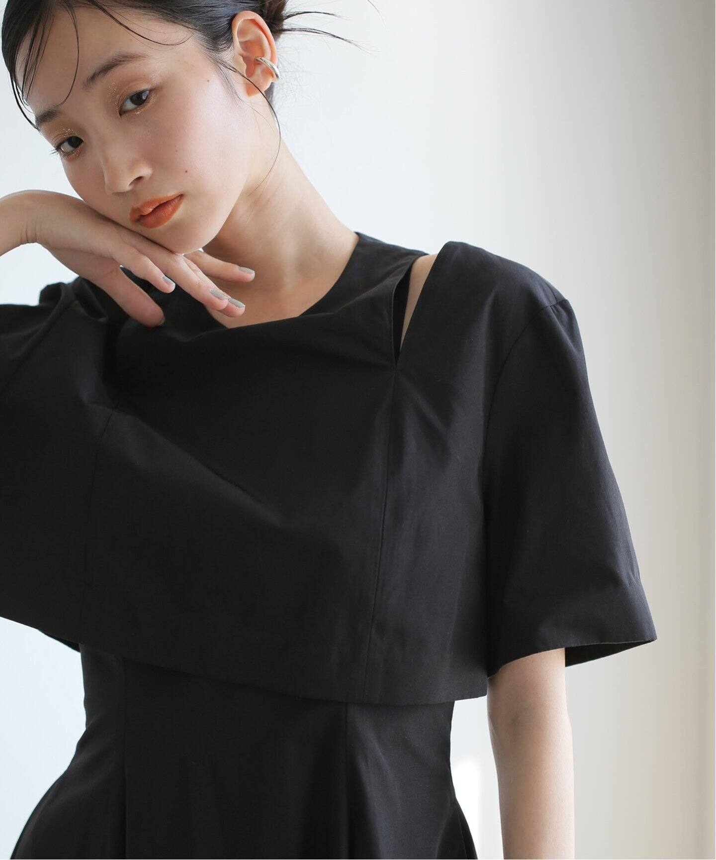 CLANE SLASH SHOULDER ONEPIECE 16112-5142（ワンピース）｜BOICE FROM  