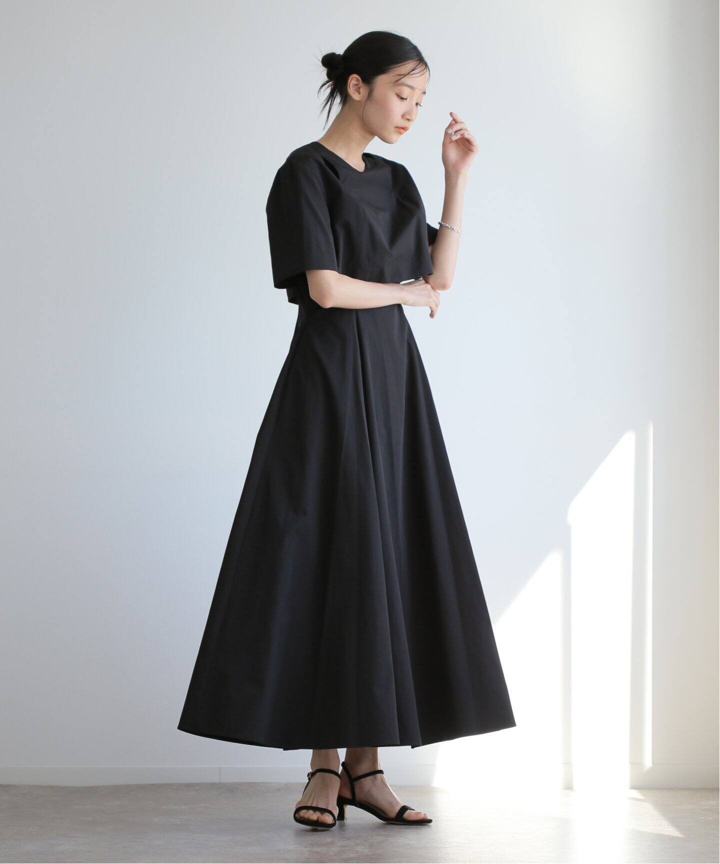 CLANE SLASH SHOULDER ONEPIECE 16112-5142（ワンピース）｜BOICE FROM  