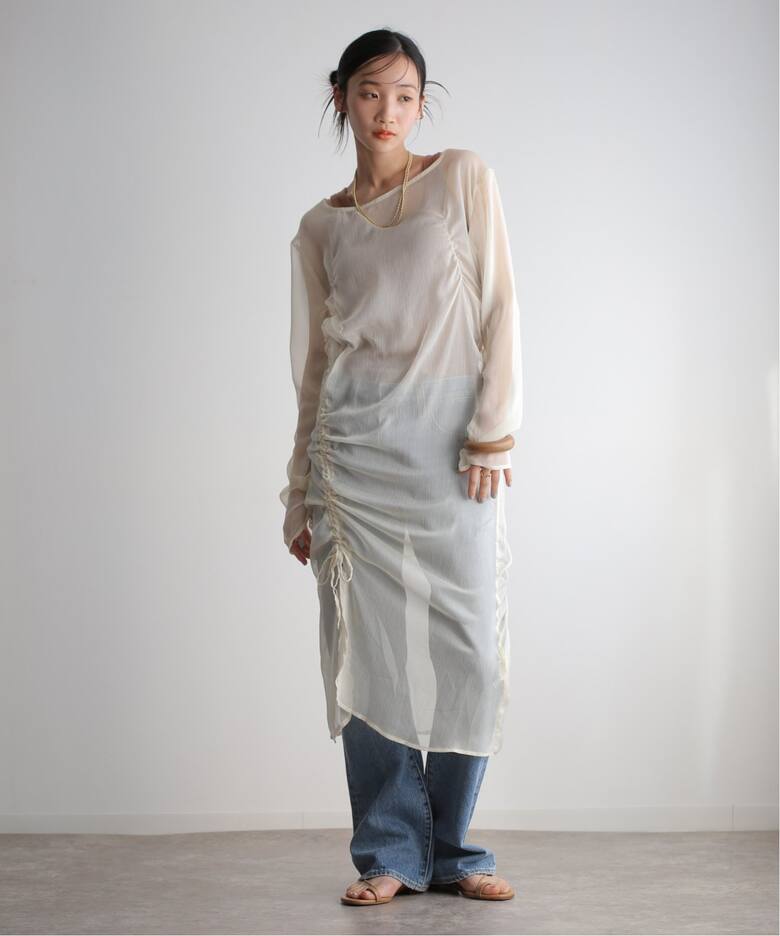 即日配送‼️knuth marf レースアップデニム オールインワン せつな