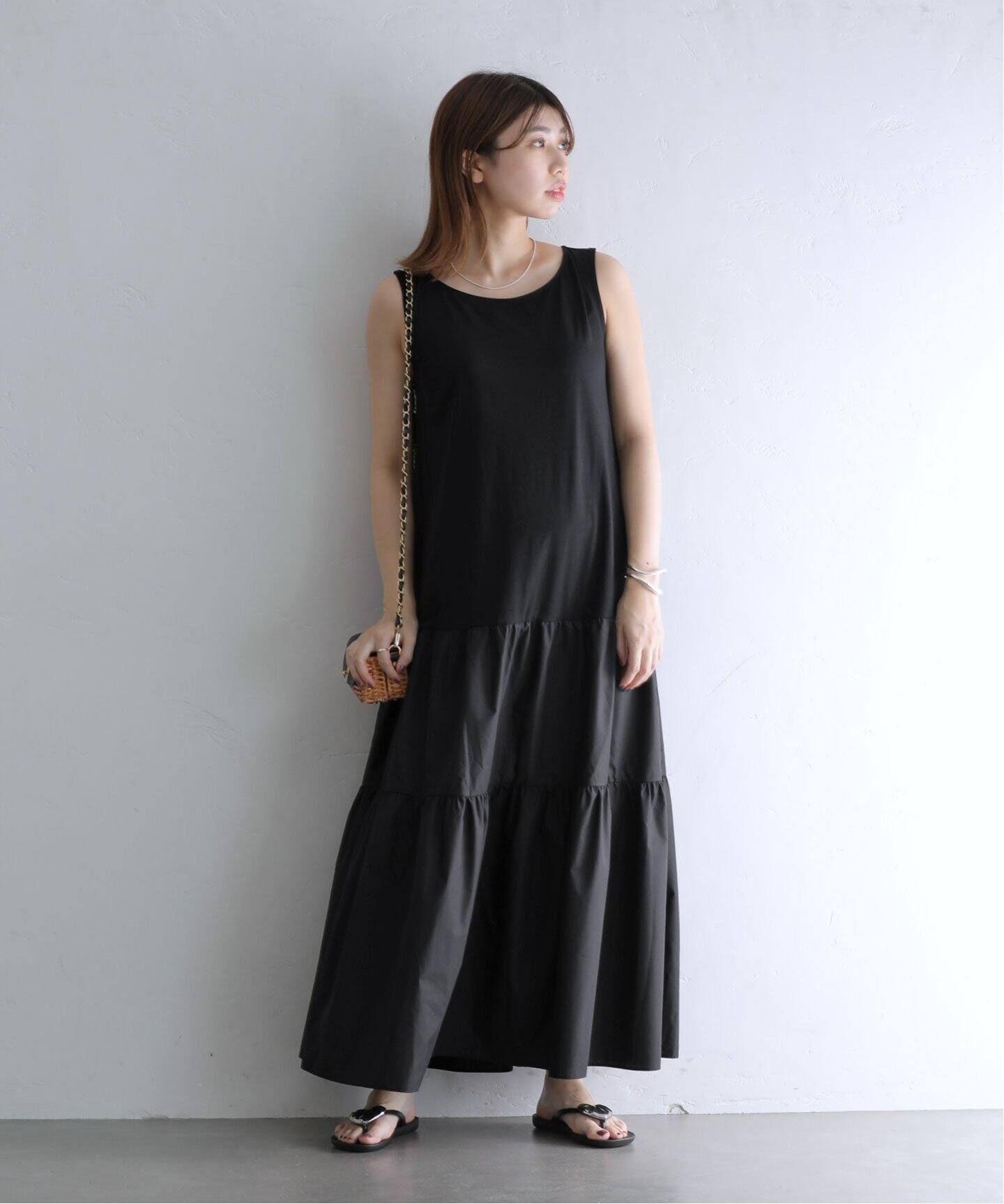 LaTotaliteノースリーブロングワンピース 中古・古着通販 LaTotaliteノースリーブロングワンピース 中古・古着通販