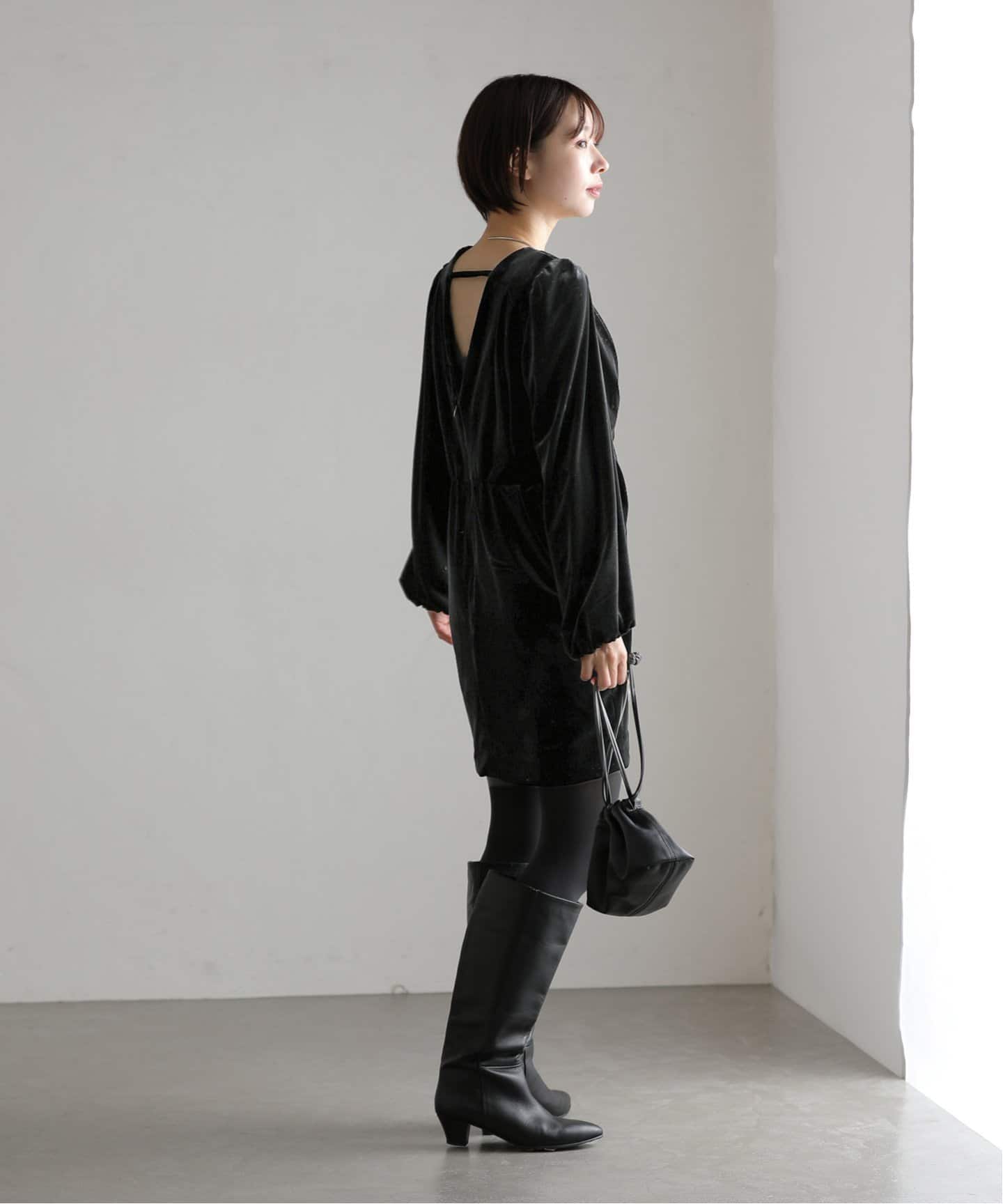 ベロアミニワンピース（ワンピース）｜La Totalite（ラ トータリテ）の