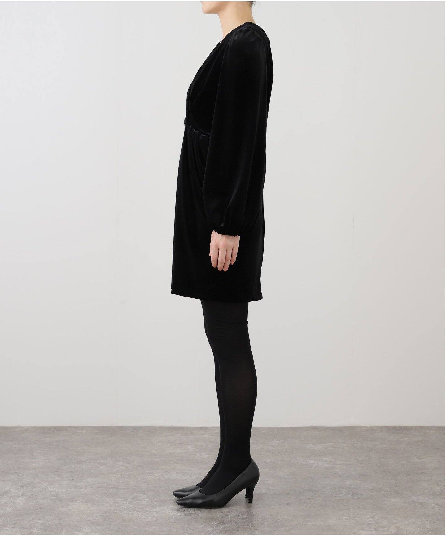 the toe ワンピース　ベロア　ミニワンピース the toe ワンピース ベロア ミニワンピース