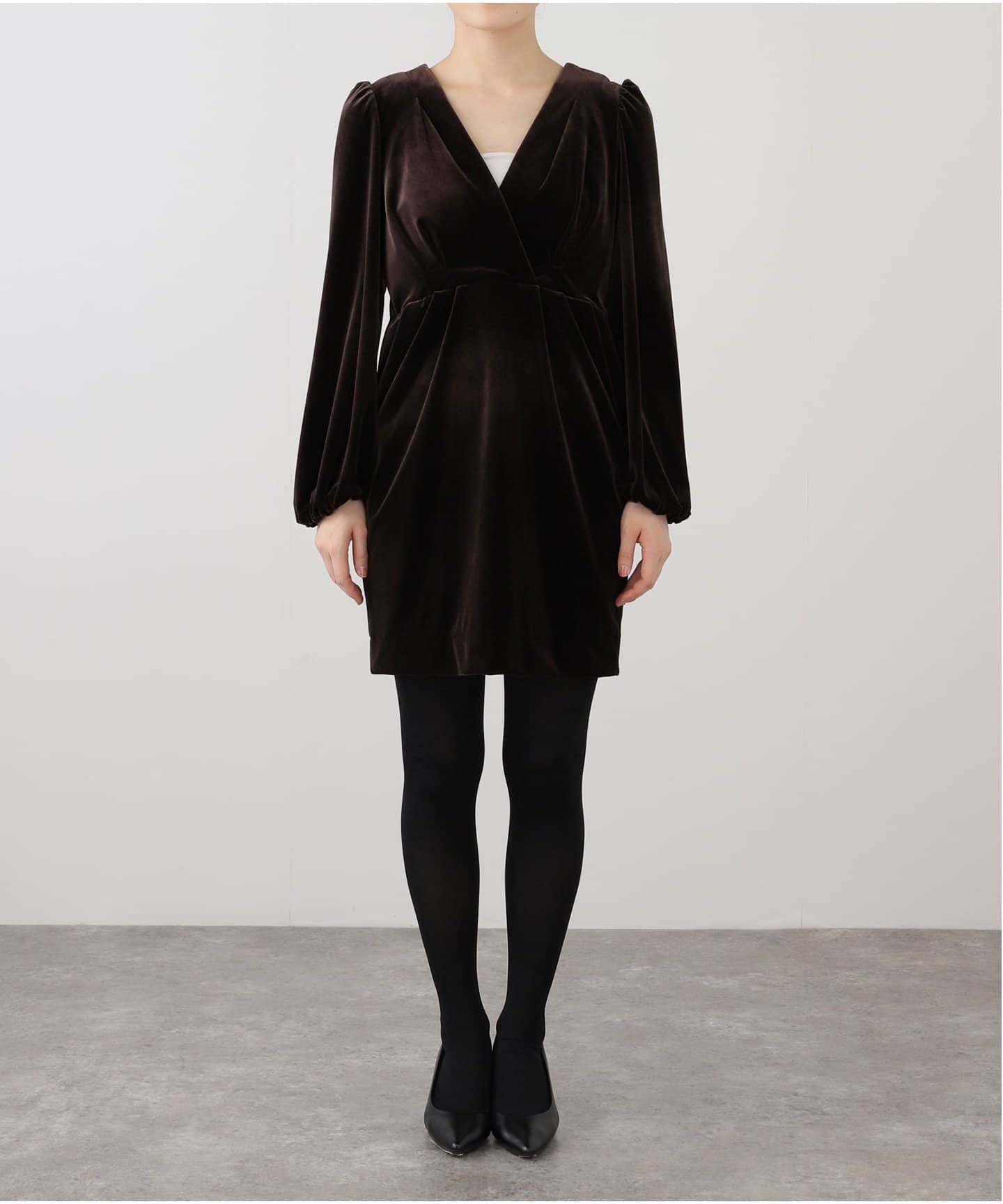 ベロアミニワンピース（ワンピース）｜La Totalite（ラ トータリテ）の