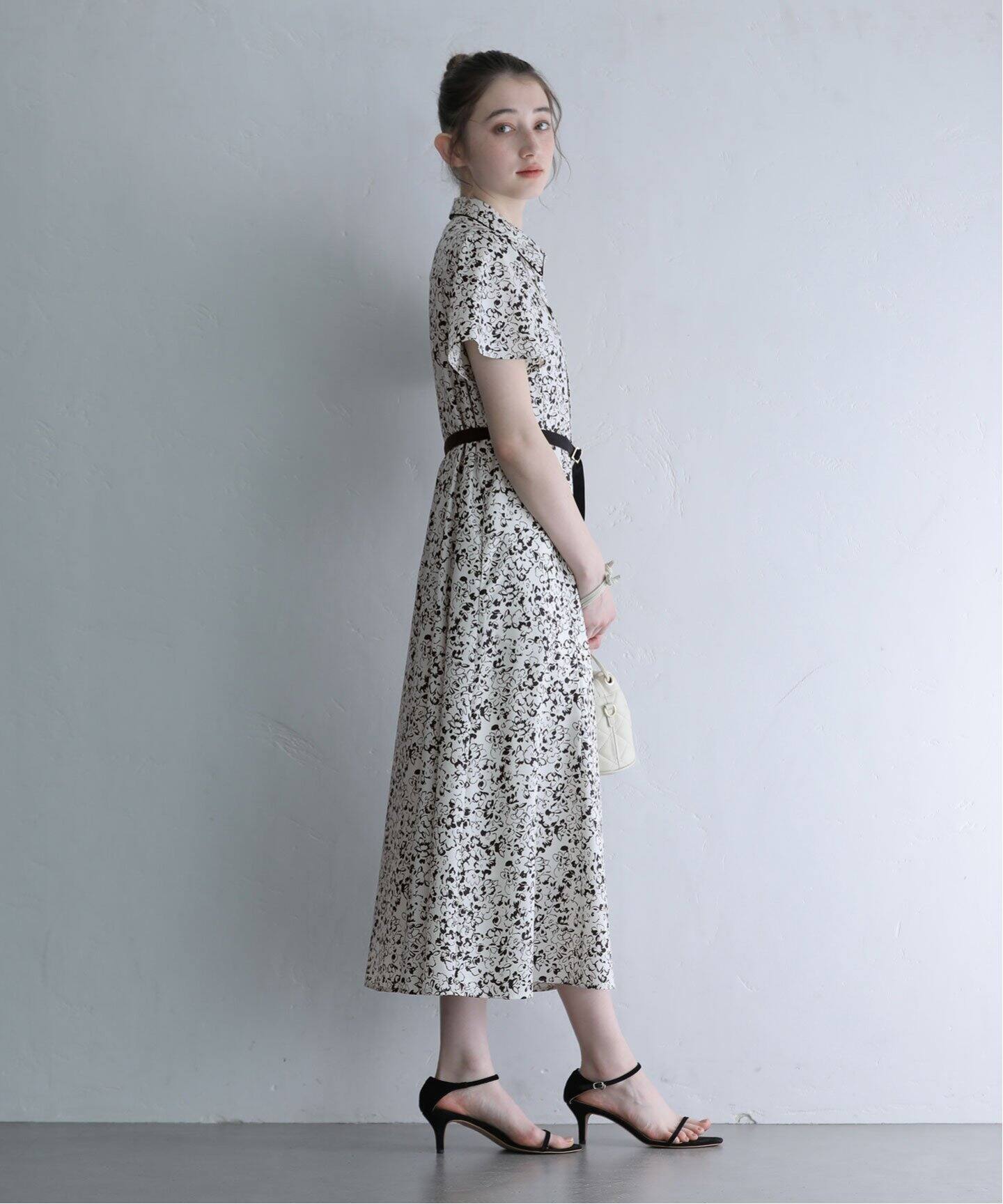 プリントシャツワンピース（シャツワンピース）｜La Totalite（ラ  