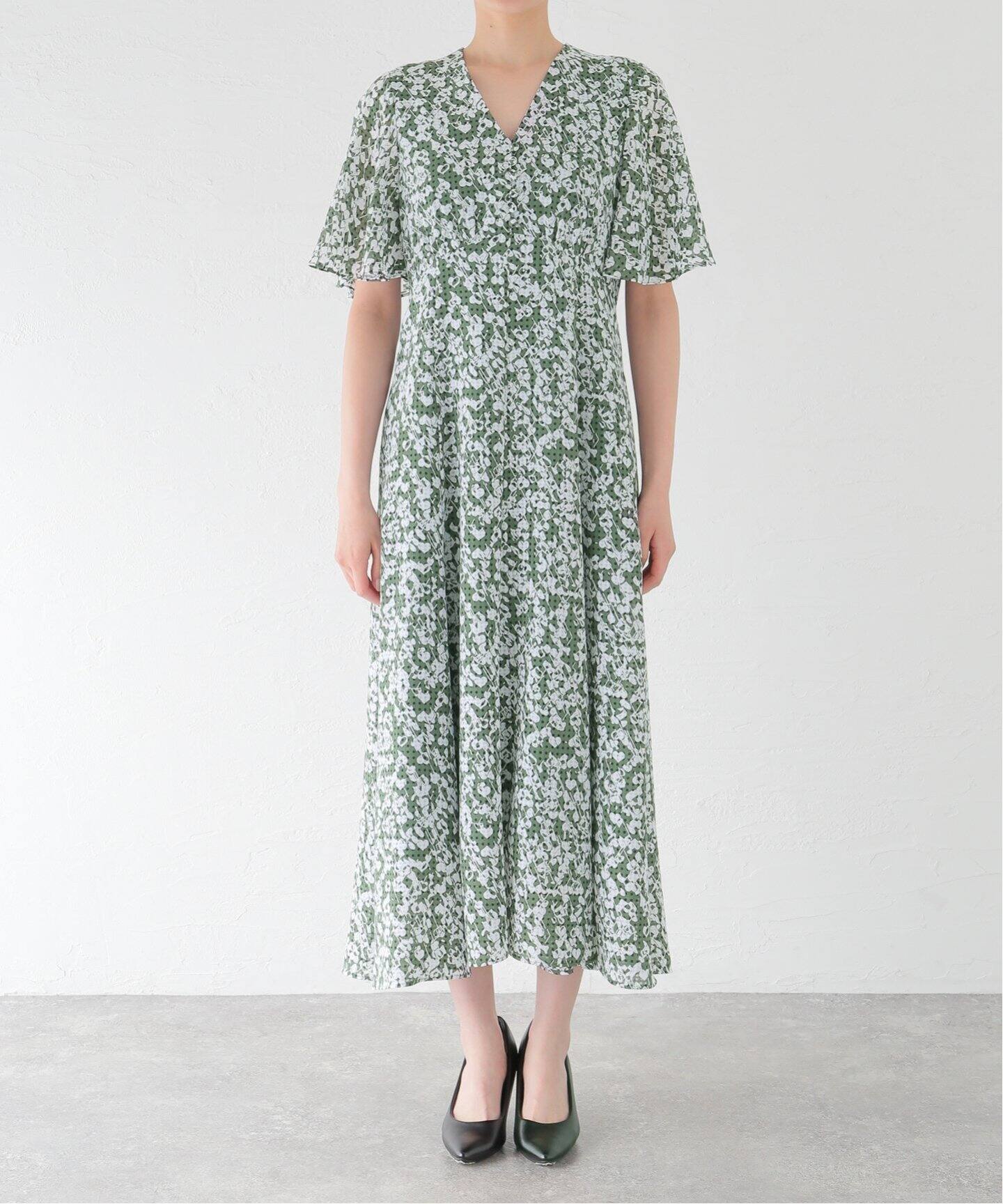 ラトータリテ　La TOTALITE ジロンファーストラムコクーンPコート36 ハートプリントワンピース（ワンピース）｜La Totalite（ラ